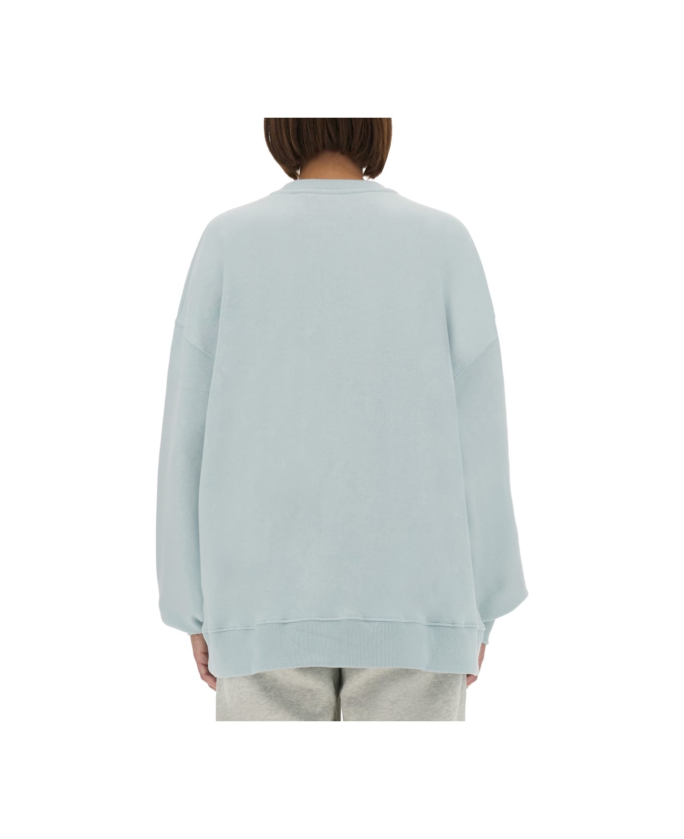 Rotate by Birger Christensen Sweatshirt With Logo - BABY BLUE