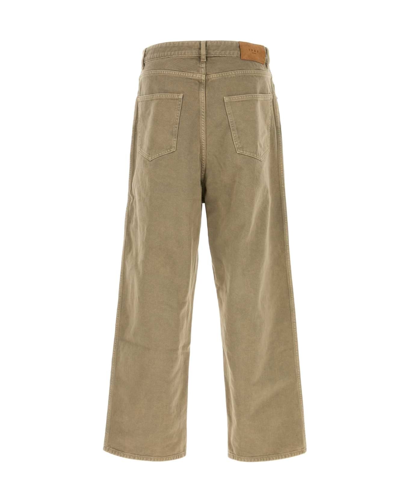 1989 Studio Army Green Denim Chicago Jeans - LIGHT BROWN