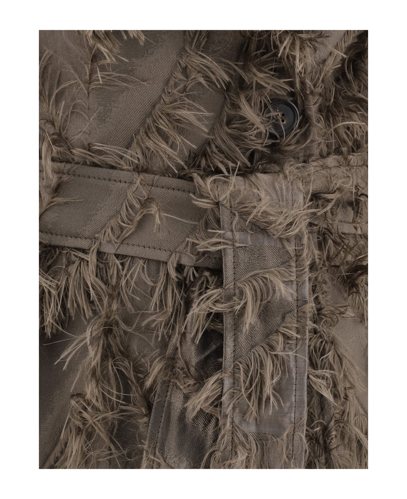 Brunello Cucinelli Coat With Fur Details