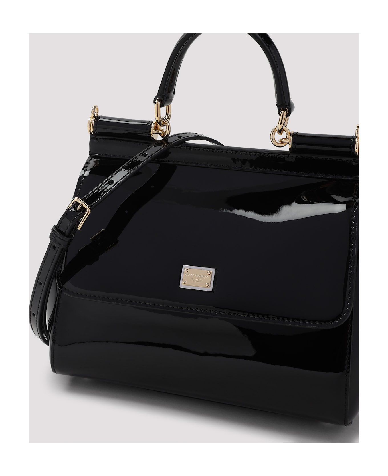 Dolce 
Gabbana Medium Sicily Handbag - Nero