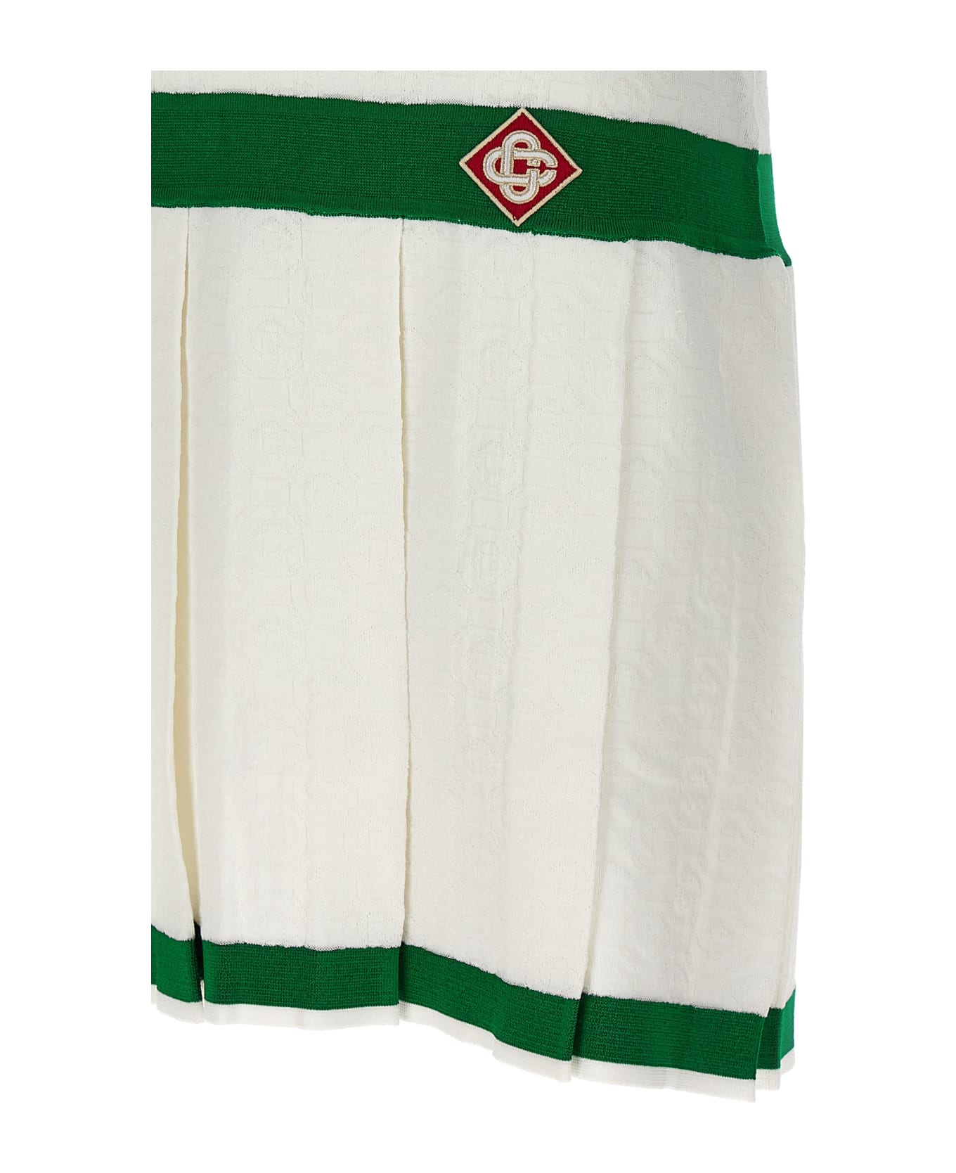 Casablanca 'tennis' Mini Dress - Bianco