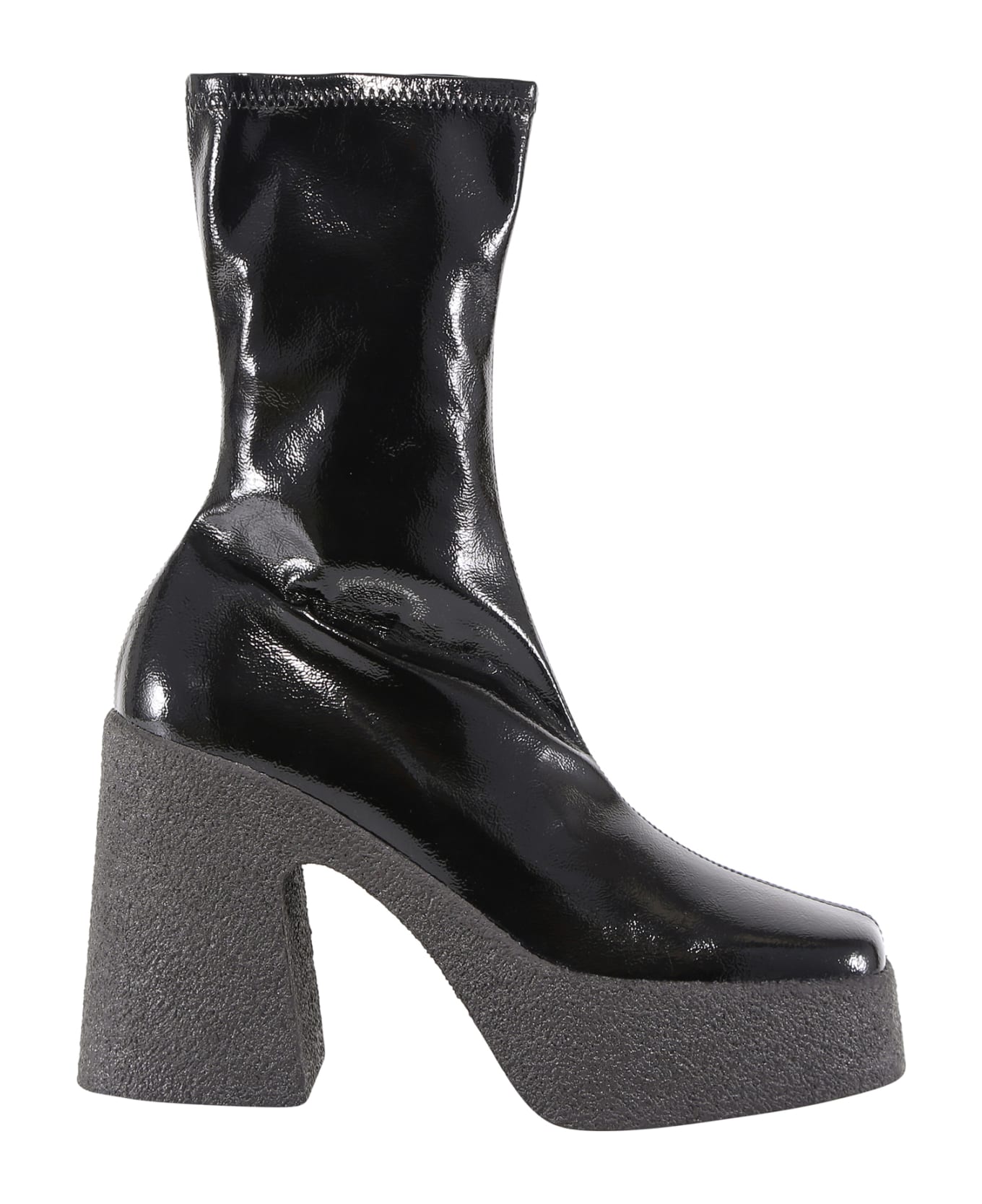 Stella McCartney Platform Ankle Boots - Black
