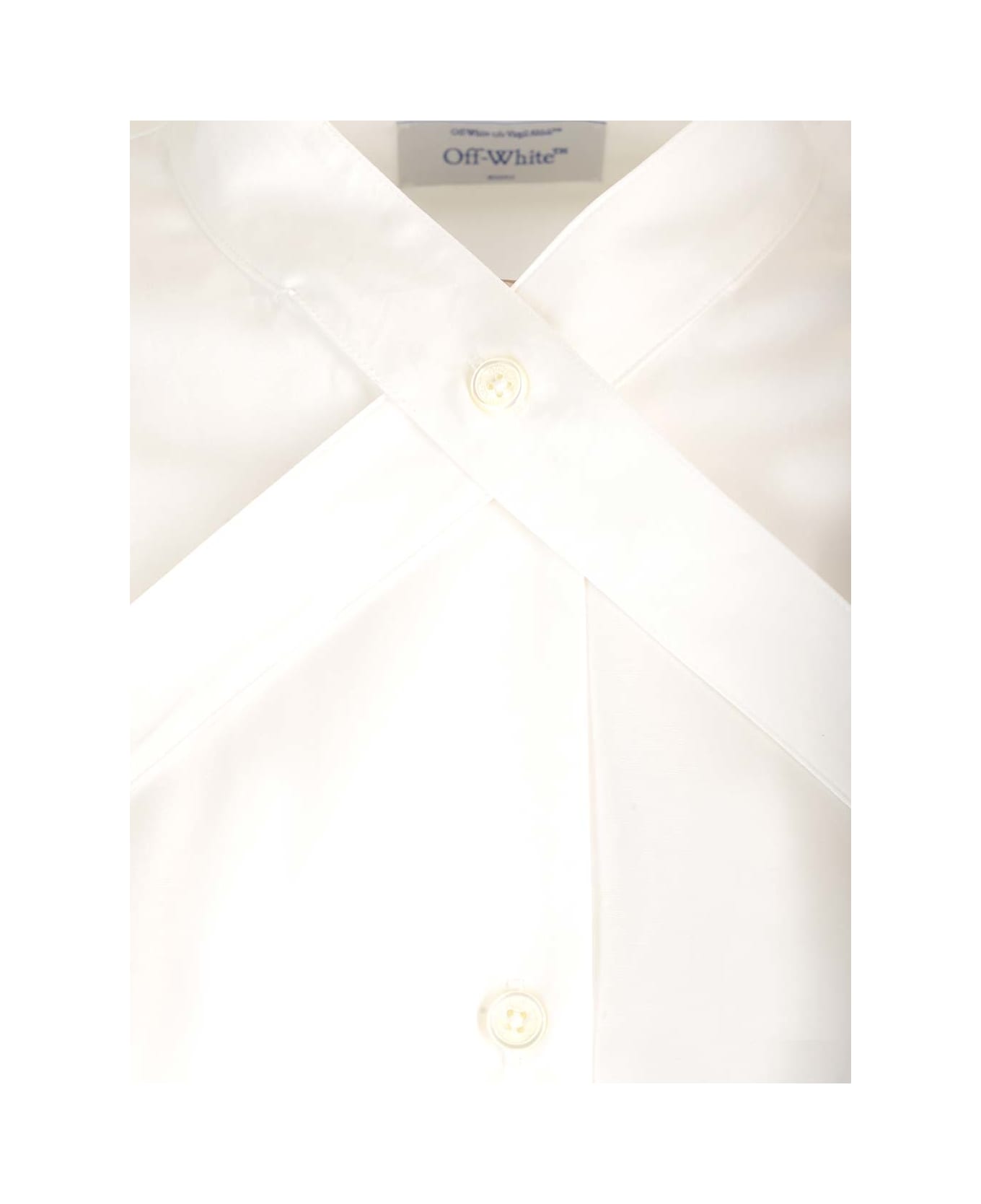Off-White Crossed Bands Shirt - White