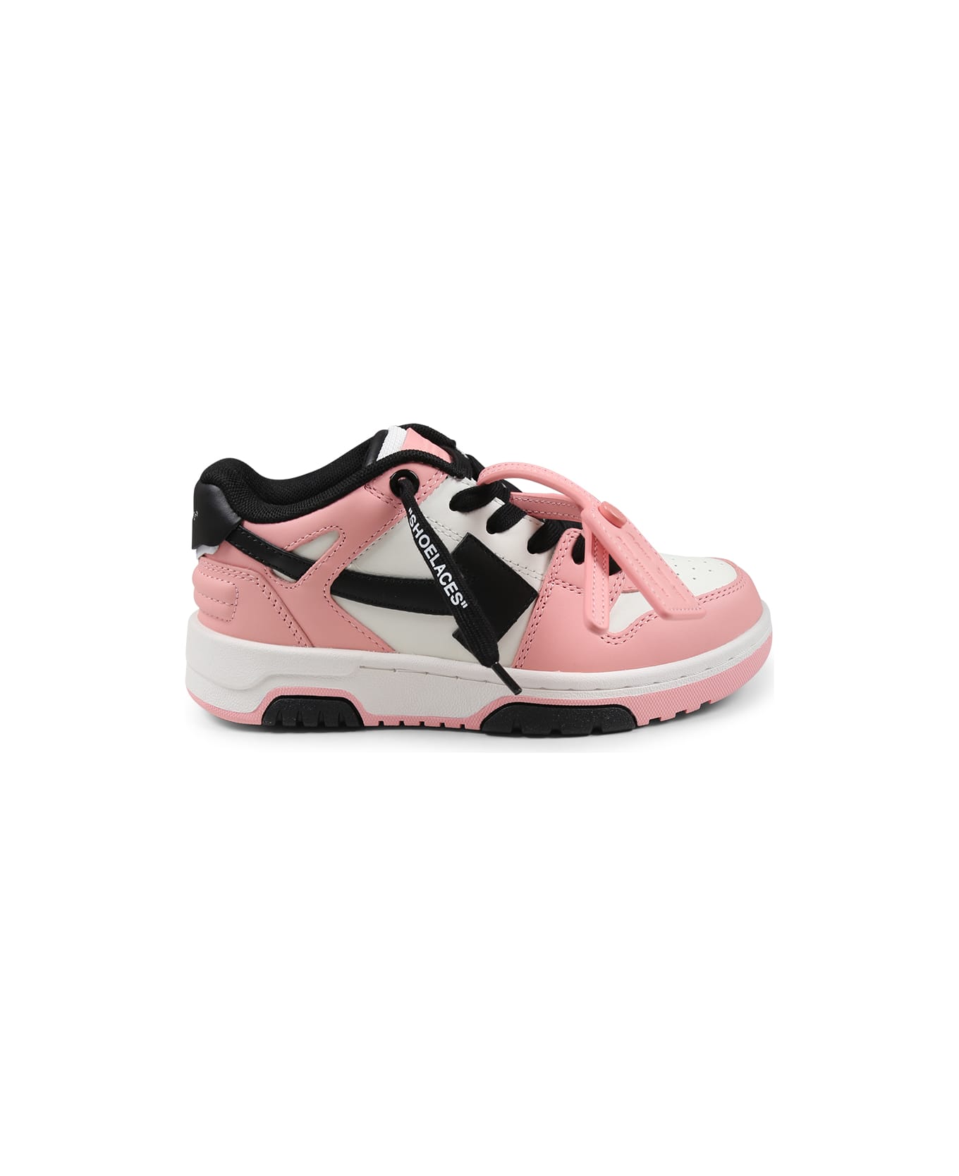 Off-White Pink Sneakers For Girl With Arrow - Pink