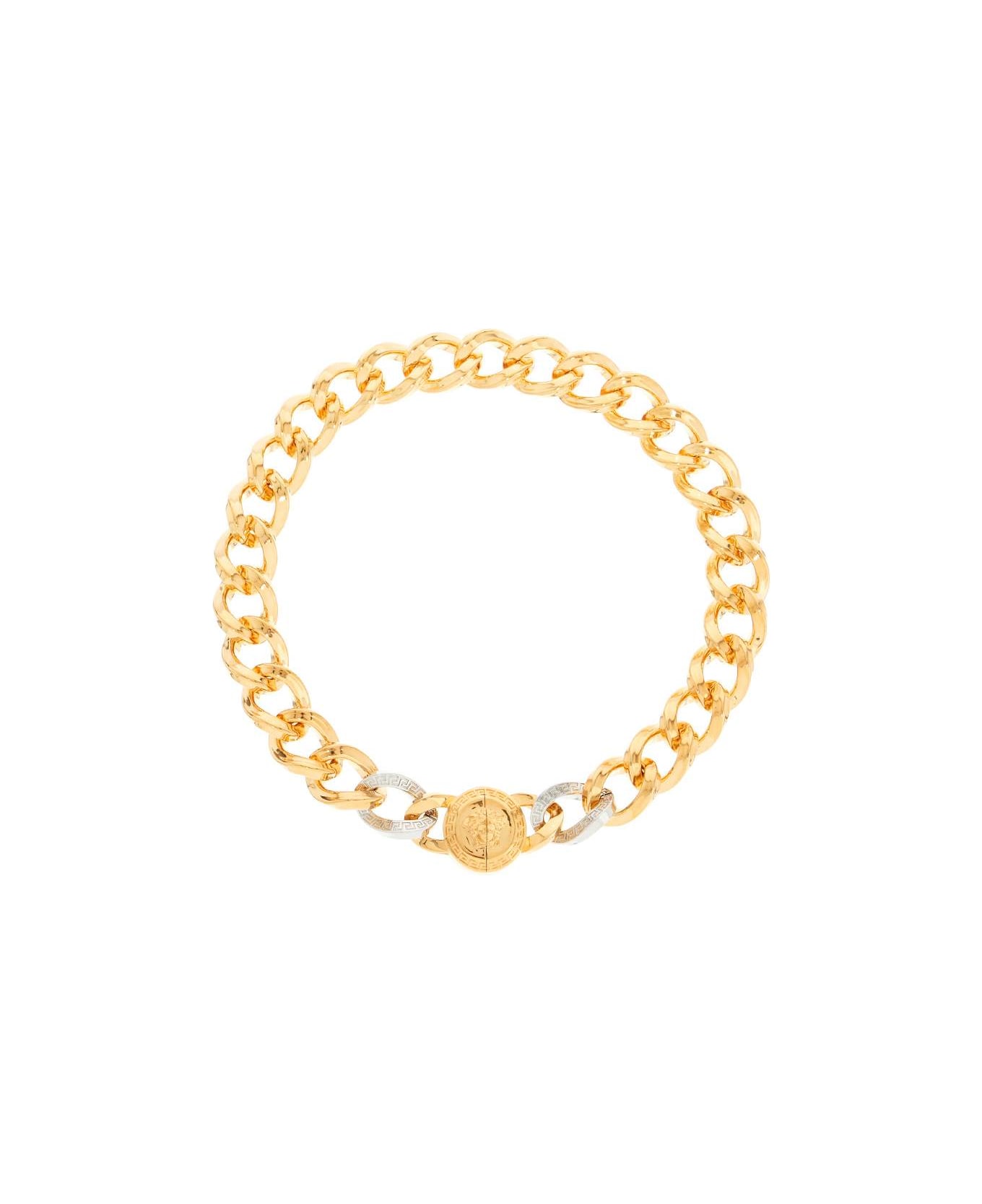 Versace 'medusa Chain' Necklace - VERSACE GOLD-PALLADIUM (Gold)