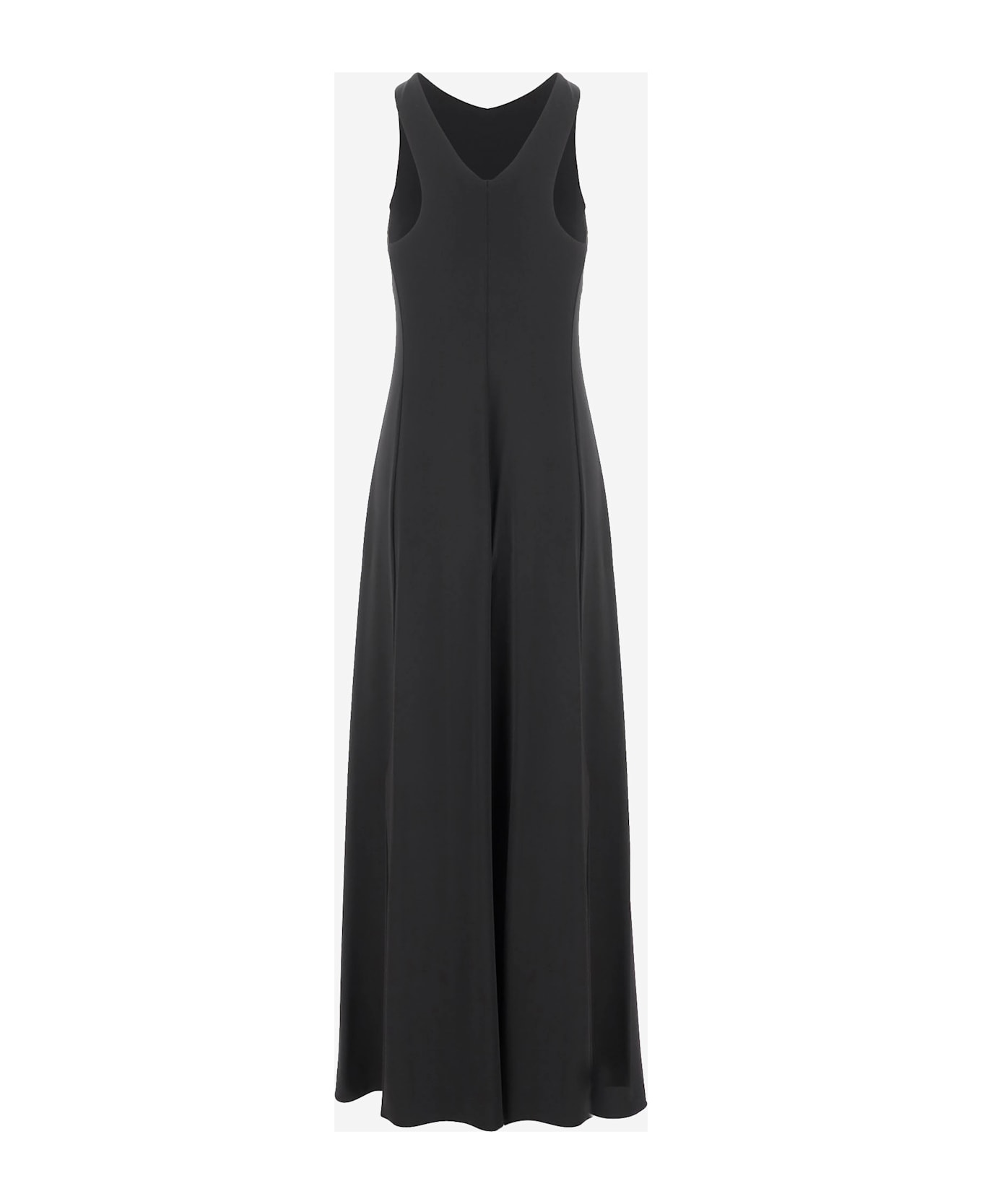 Max Mara Jersey Long Dress - nero