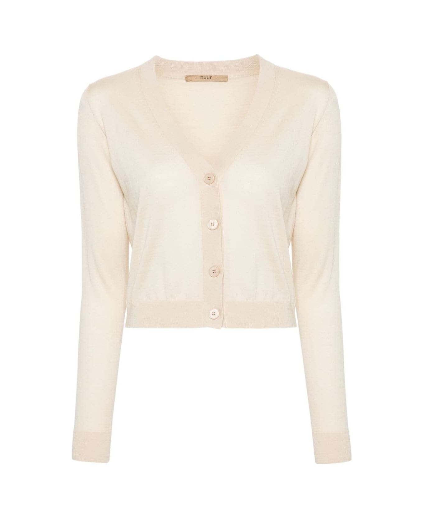 Nuur Long Sleeves Cardigan - Cream