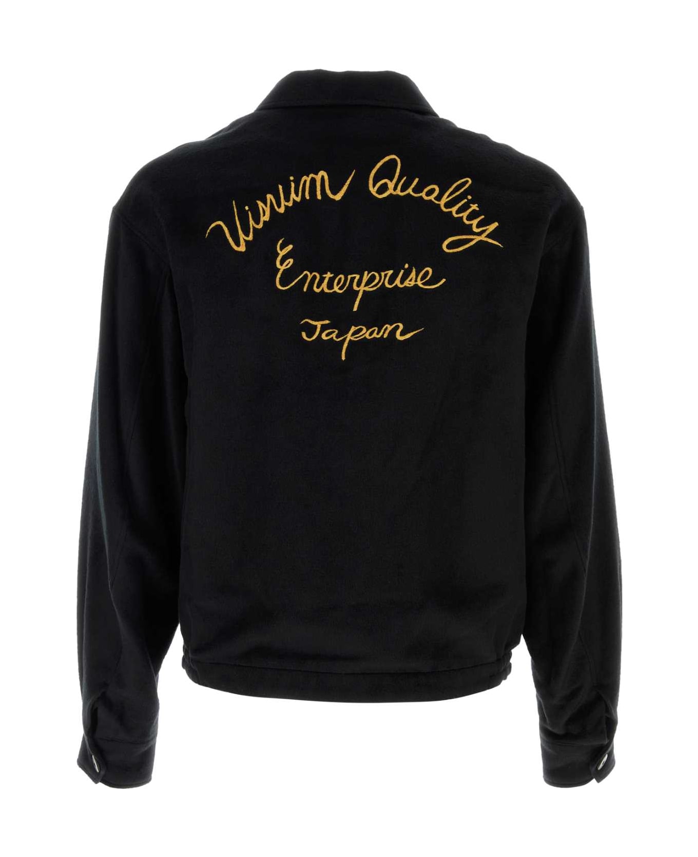 Visvim Black Flannel Norad Jacket - BLACK