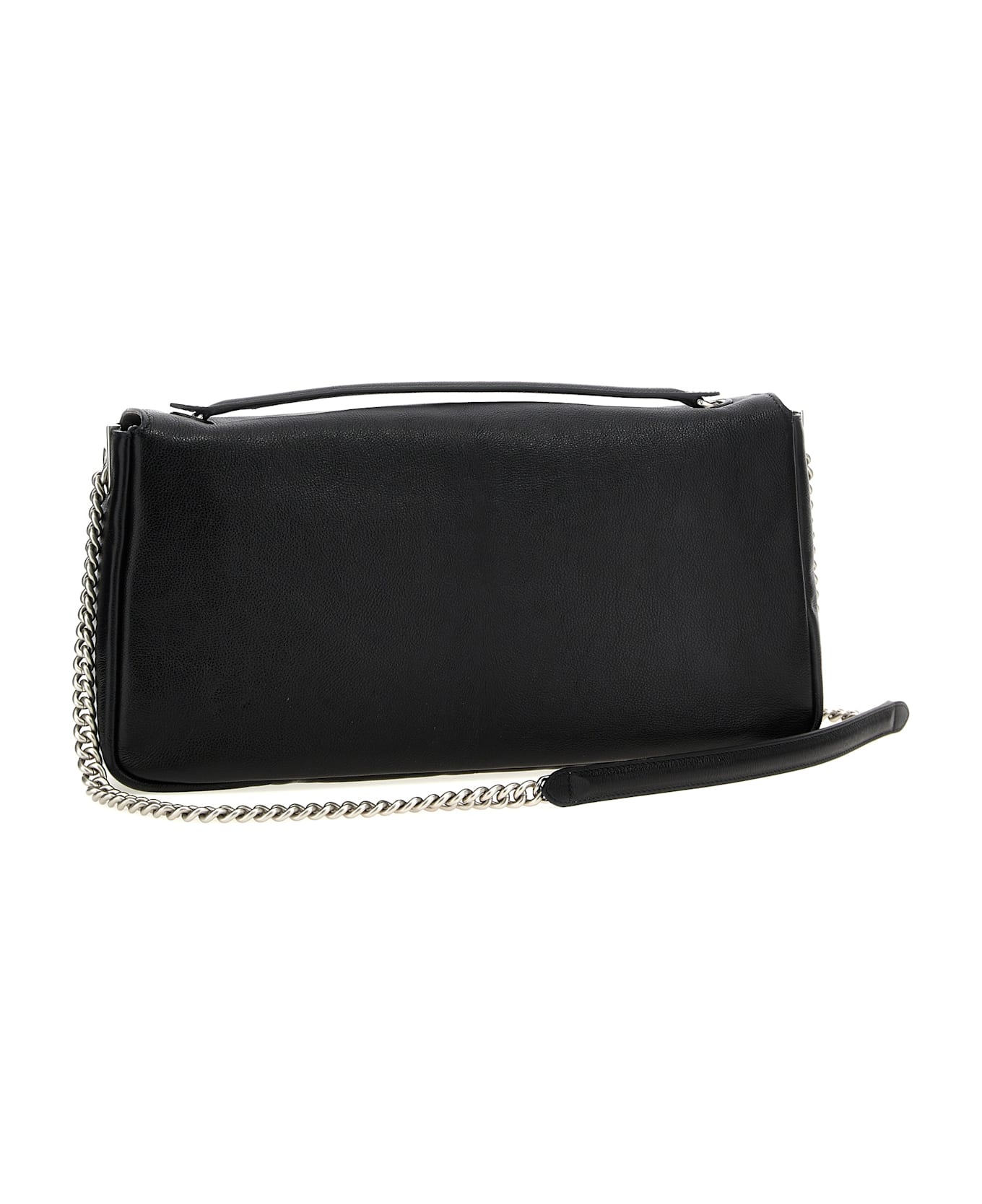 Fendi 
baguette Chain Large
 Shoulder Bag - Nero E Puvibr