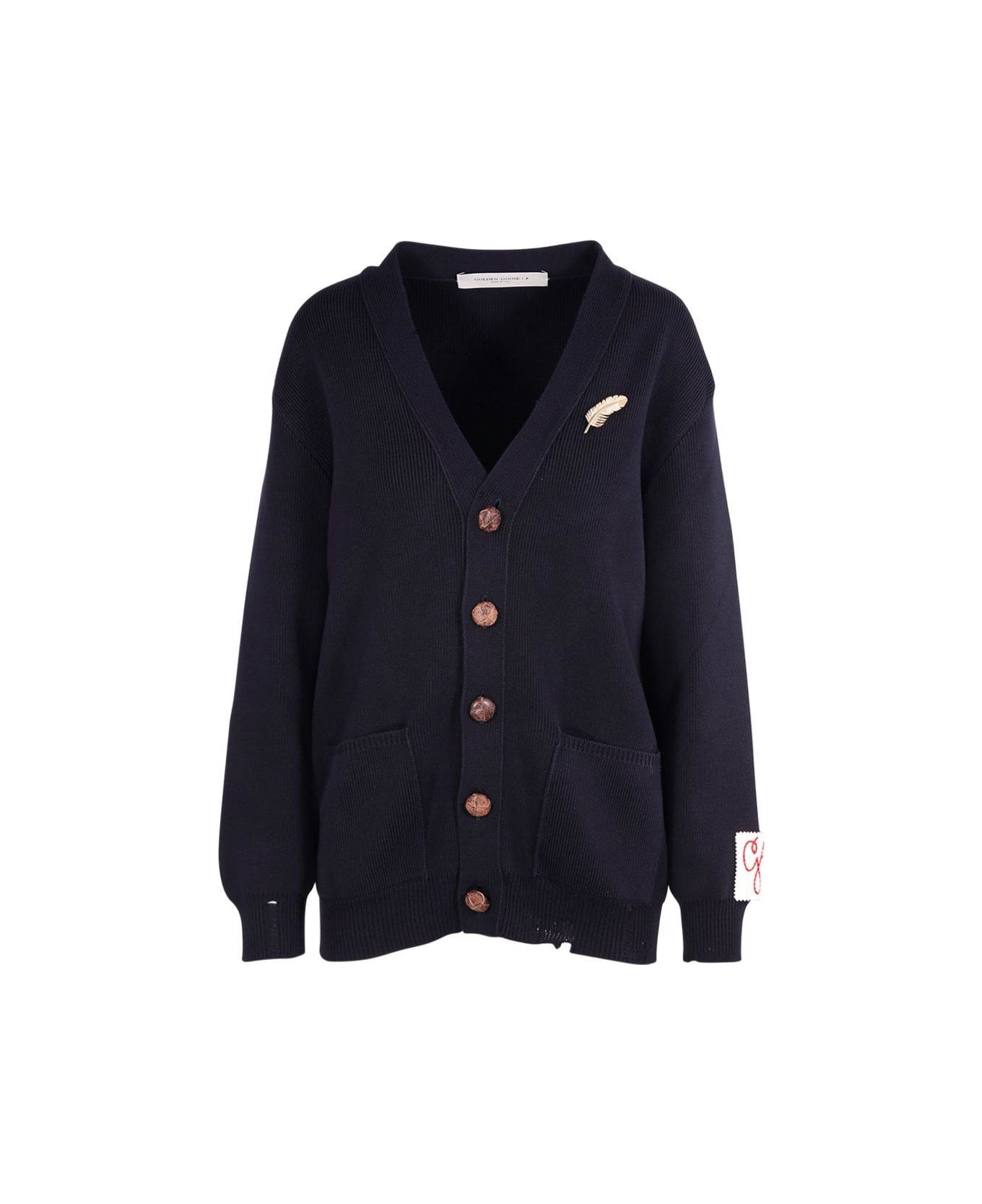 Golden Goose Daniella Cardigan - blue