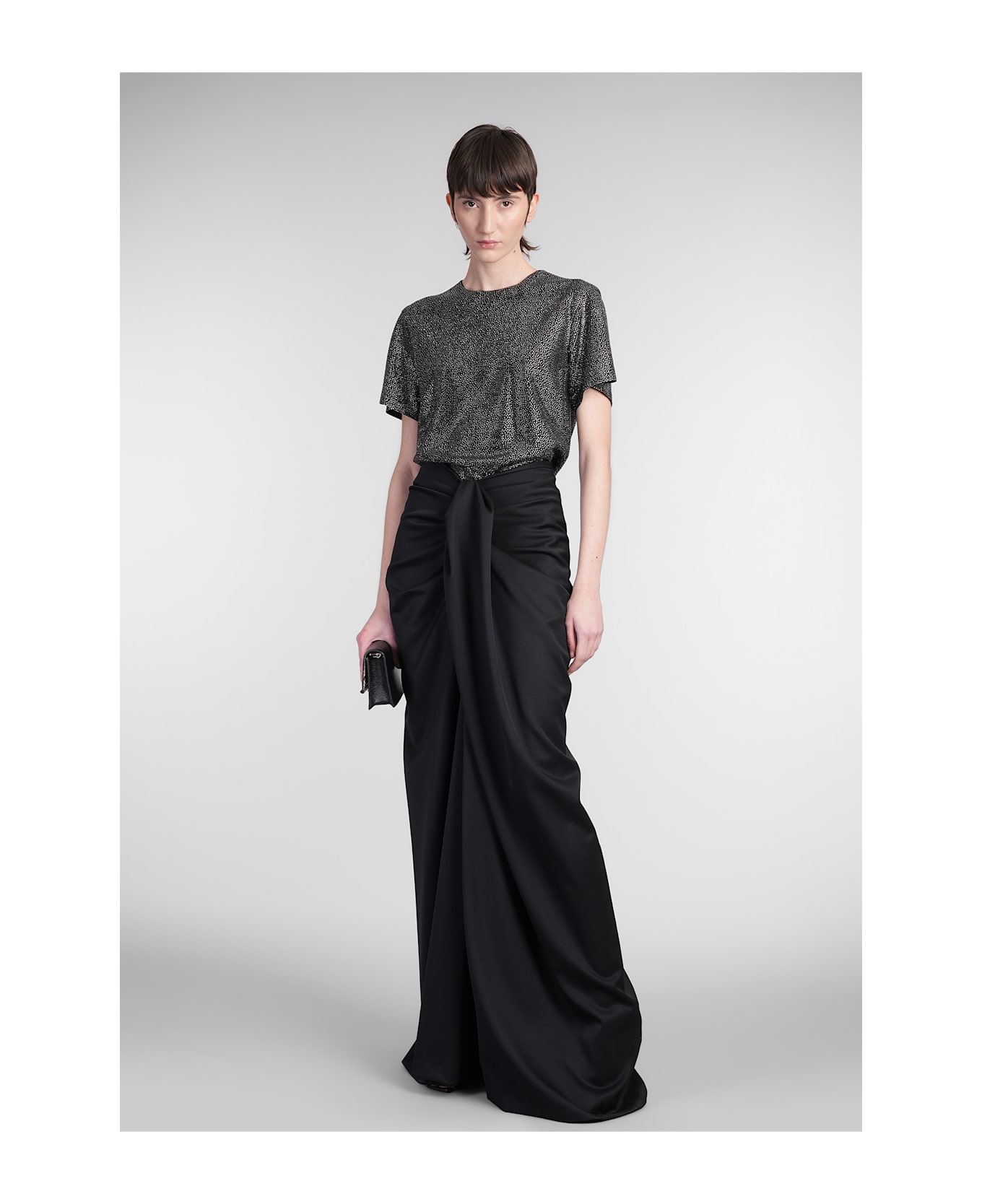 Giuseppe di Morabito T-shirt In Black Viscose - black