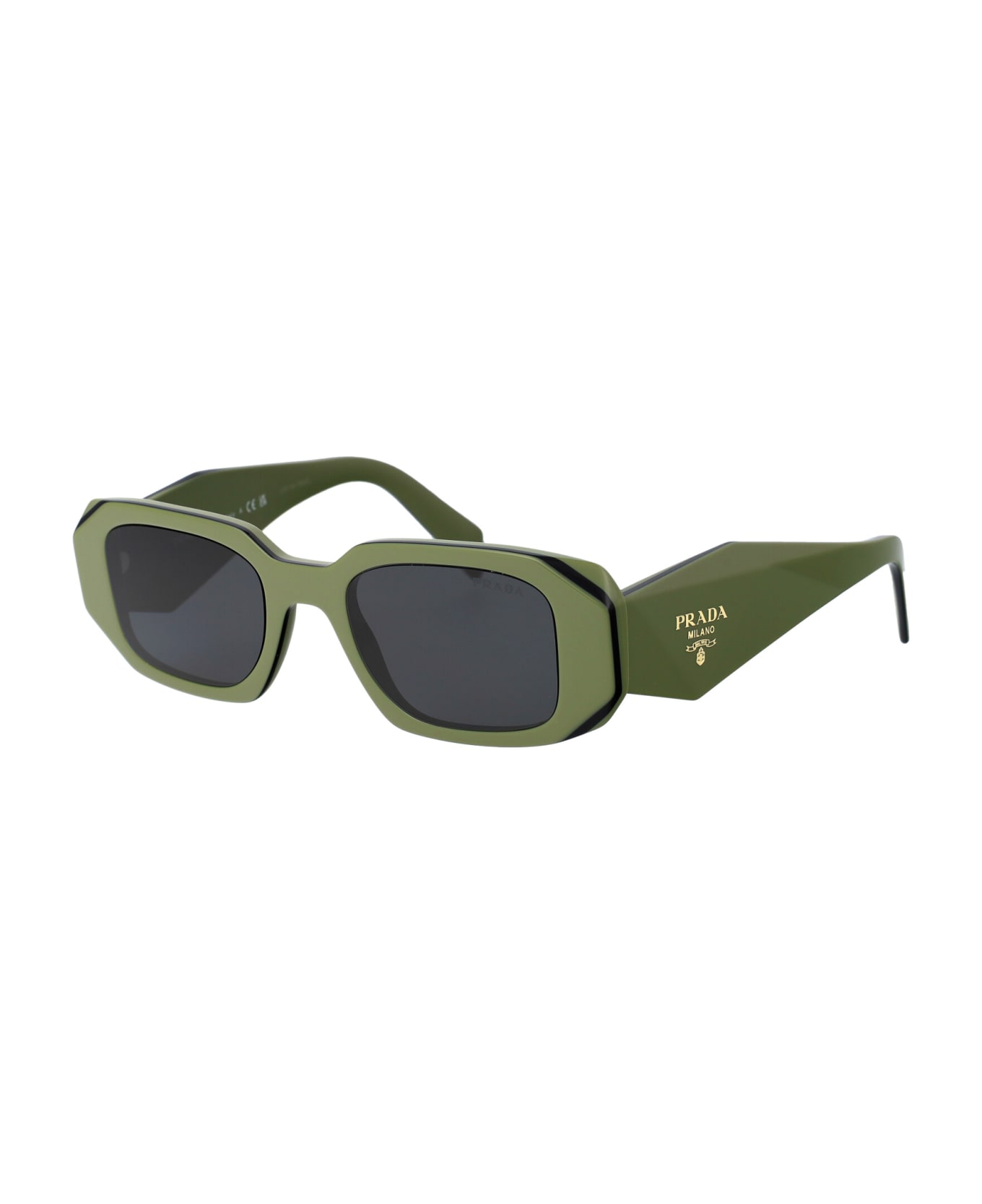 Prada Eyewear 0pr 17ws Sunglasses - 13N5S0 Sage/Black