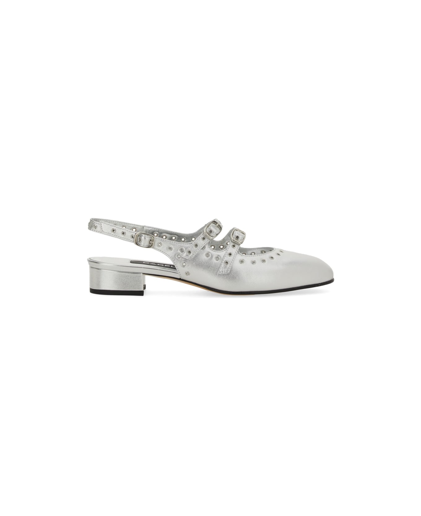 Carel Mary Jane Slingback "queen" - SILVER