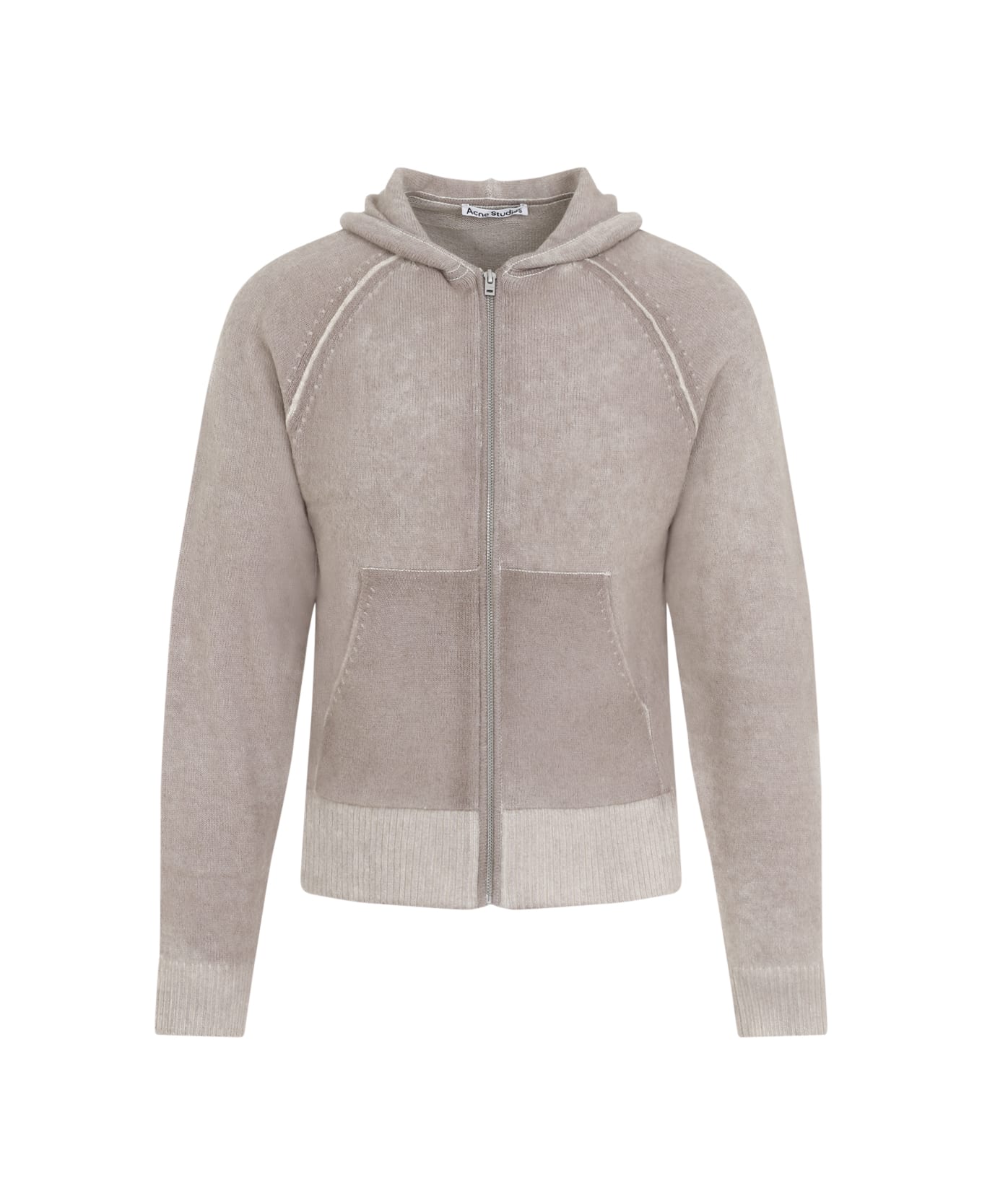 Acne Studios Full Zip Cardigan - Aek Beige