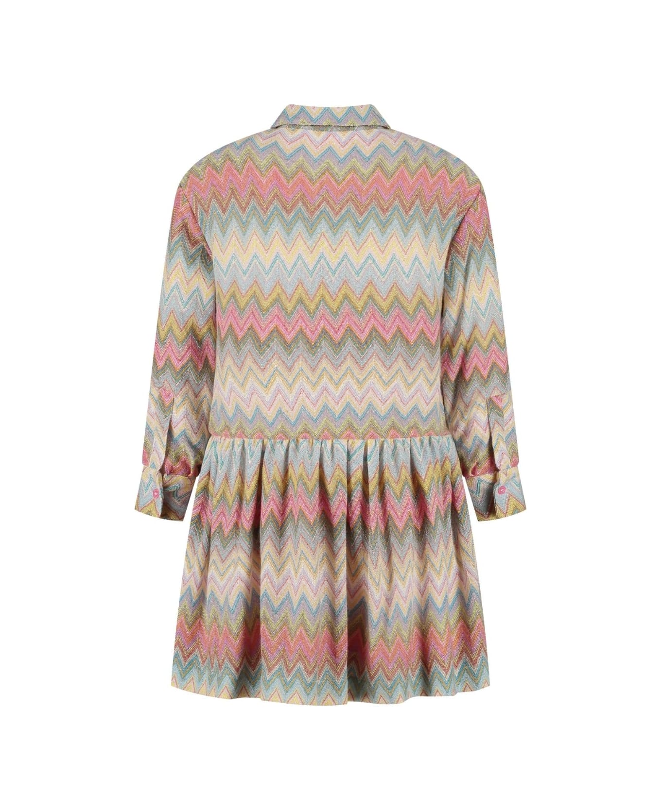 Missoni Kids Abito Con Motivo A Zigzag - Multicolor