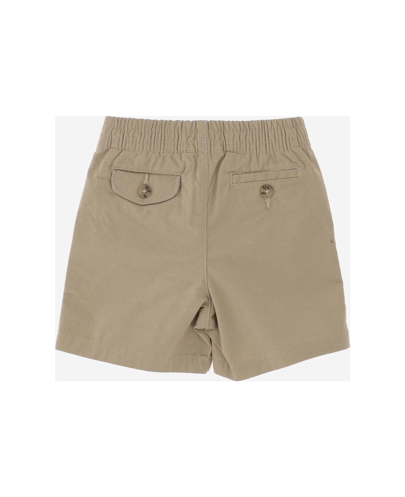 Polo Ralph Lauren Stretch Cotton Short Pants - Beige
