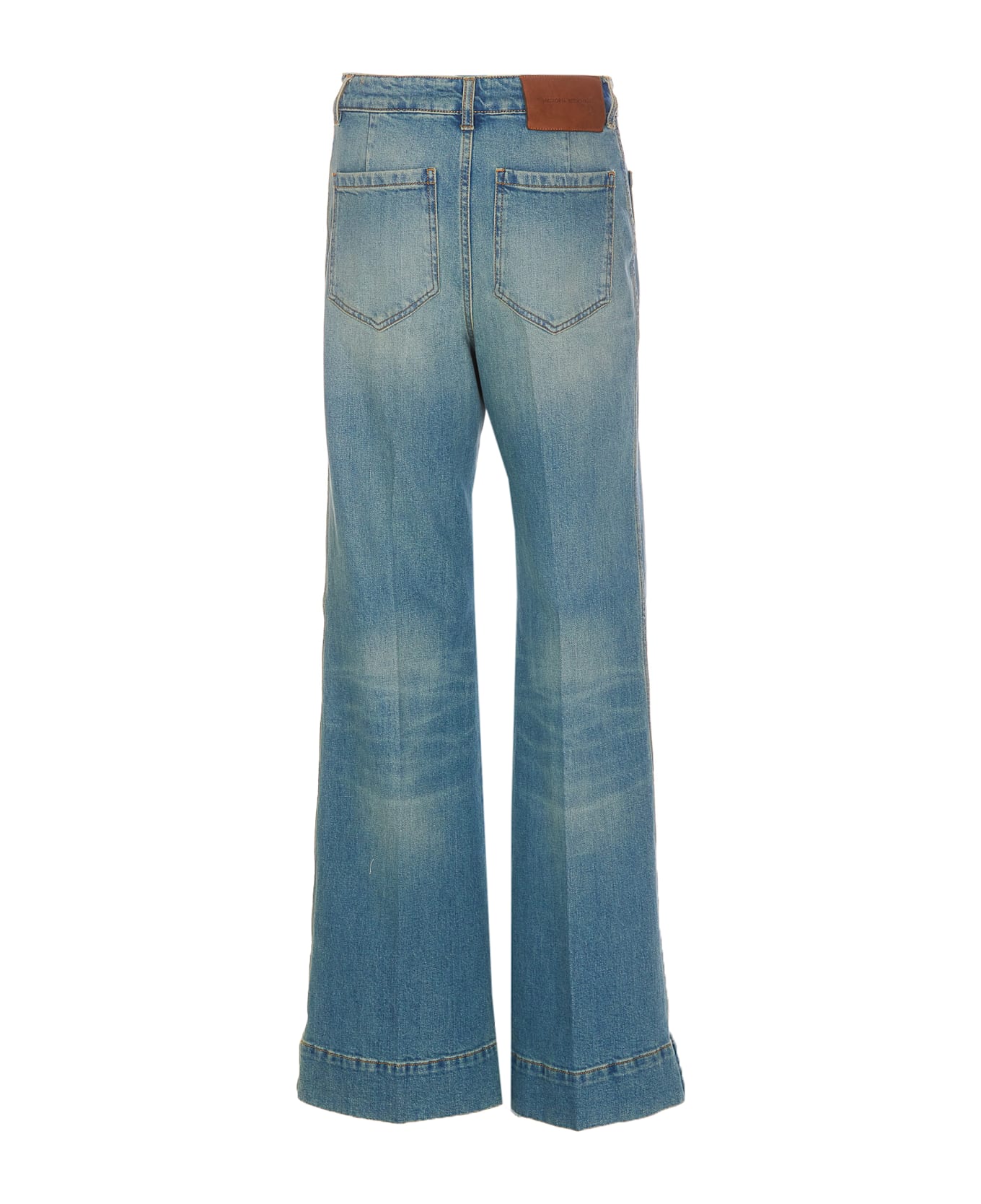 Victoria Beckham Alina High Waisted Jeans - Blue