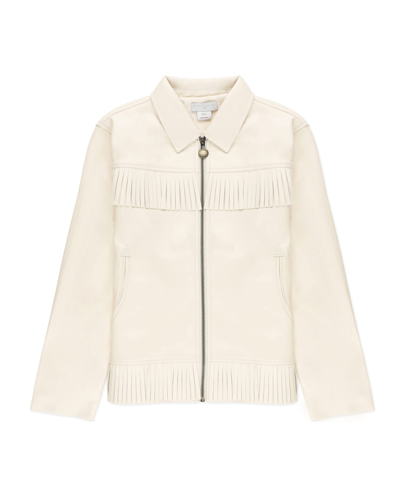 Stella McCartney Jacket With Fringes - White