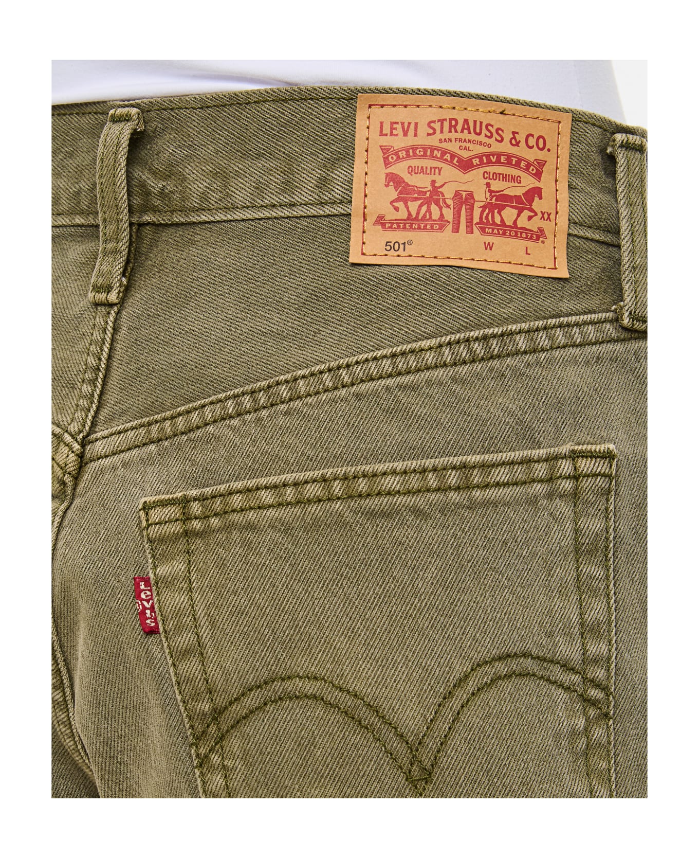 Levi's 501 Original Short Pants - Green