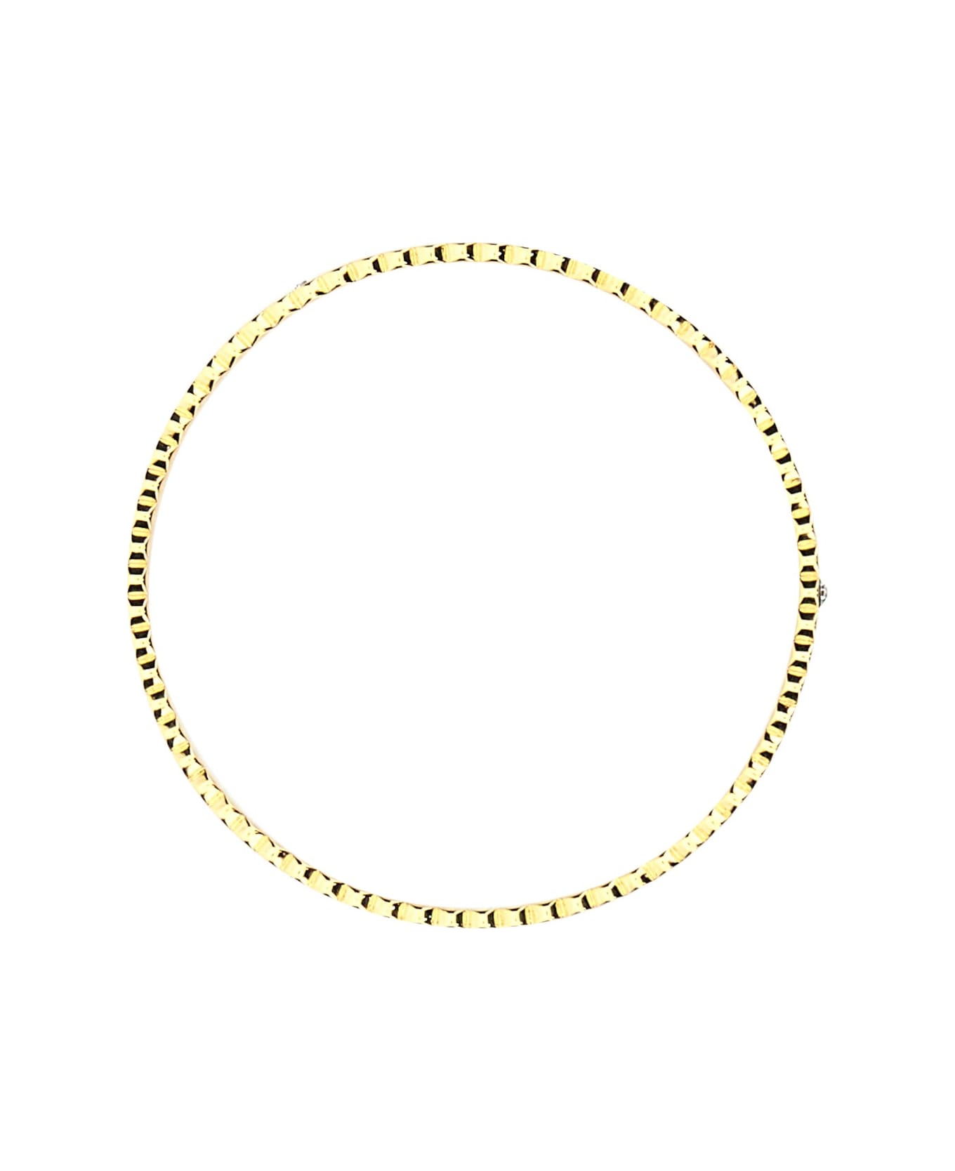 Marc Jacobs The Medallion Scalloped Logo Detailed Bracelet - Oro