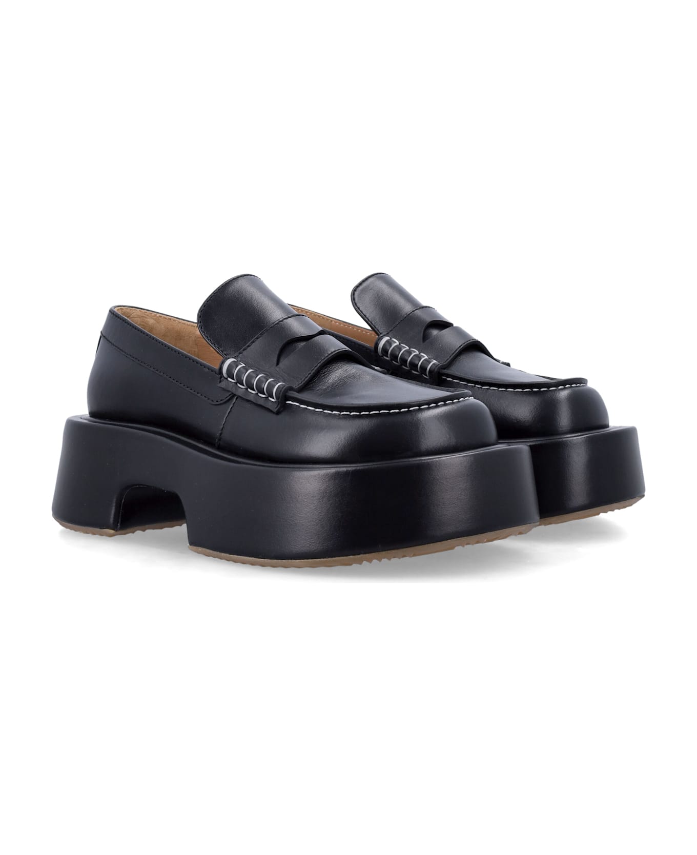 J.W. Anderson Platform Mocassins - BLACK