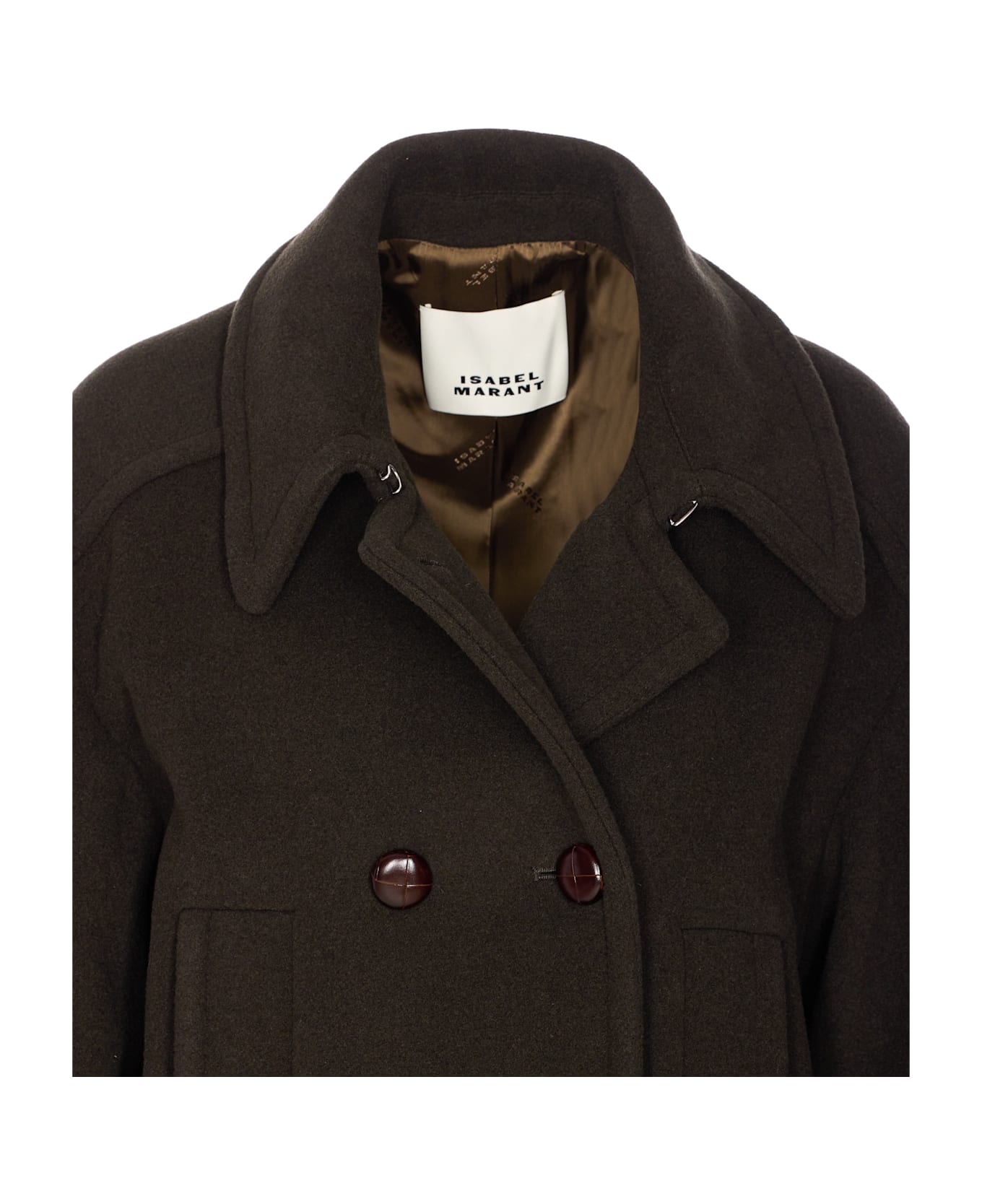 Marant Étoile Fiby Coat - Green