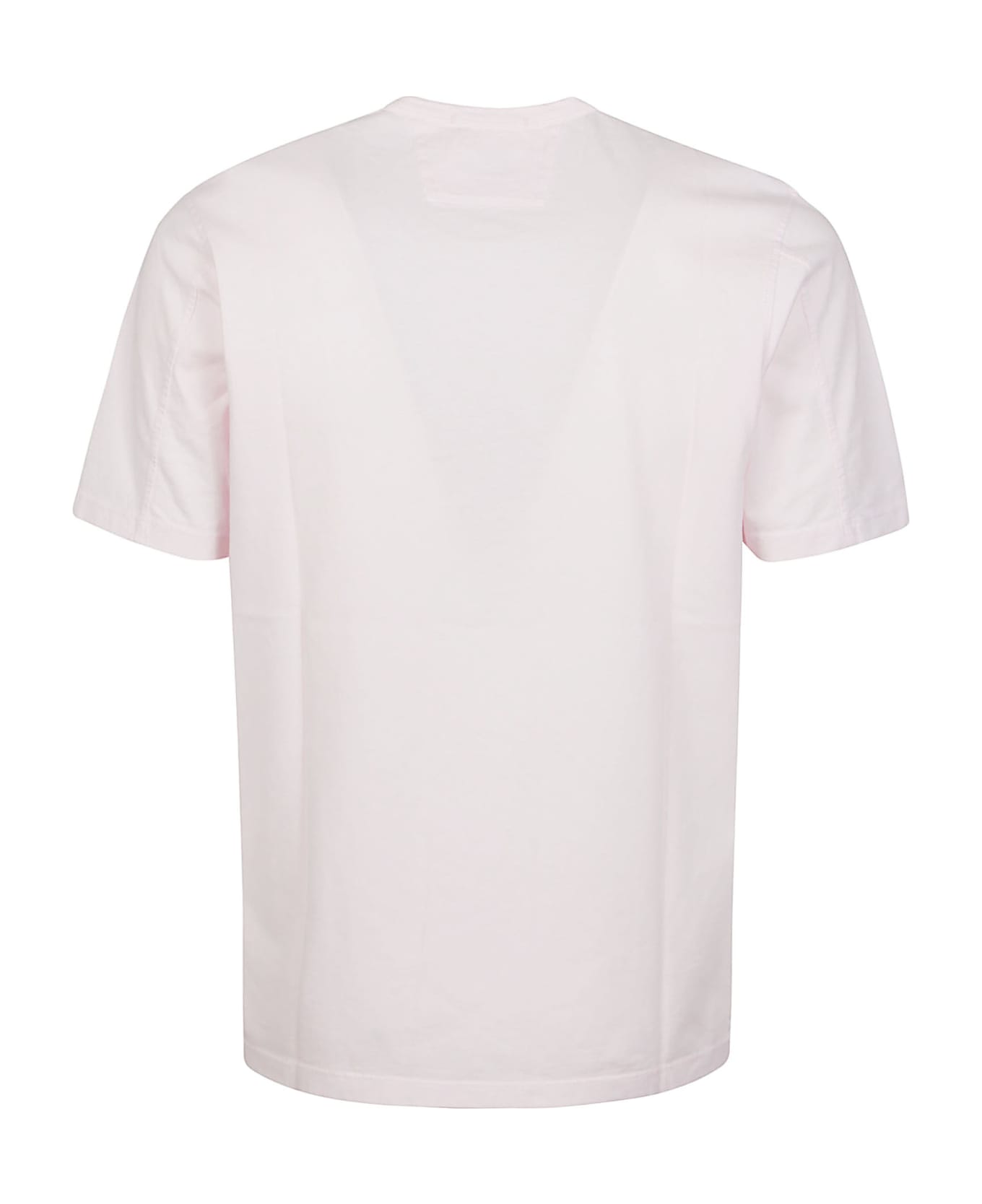C.P. Company 24/1 Jersey Resist Dyed Logo T-shirt - Heavenly Pink