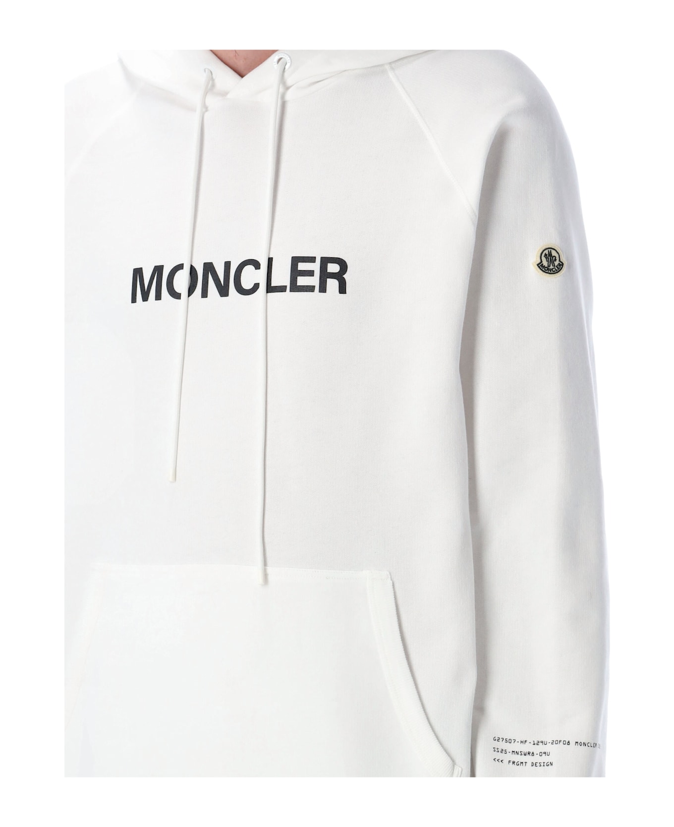 Moncler Genius Cartoon Logo Hoodie - WHITE