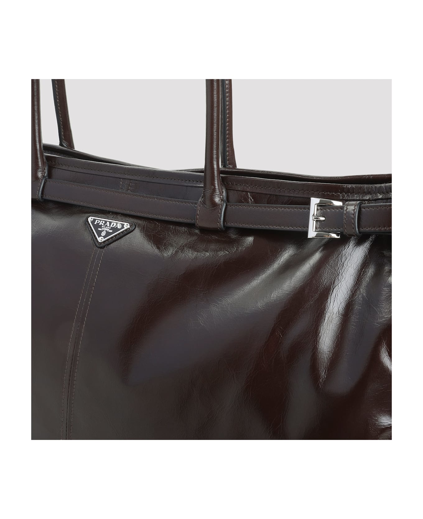 Prada Shopping Tote Bag - Moro N