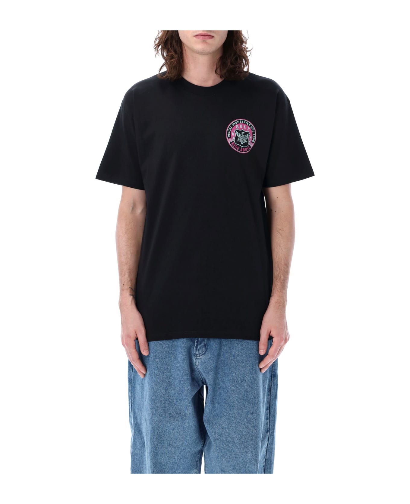 Obey Phoenix T-shirt - BLACK シャツ