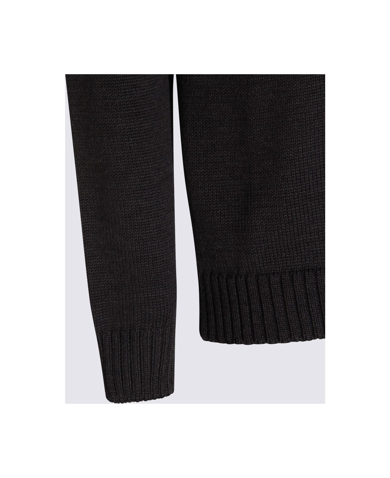 Zanone Black Wool Knitwear