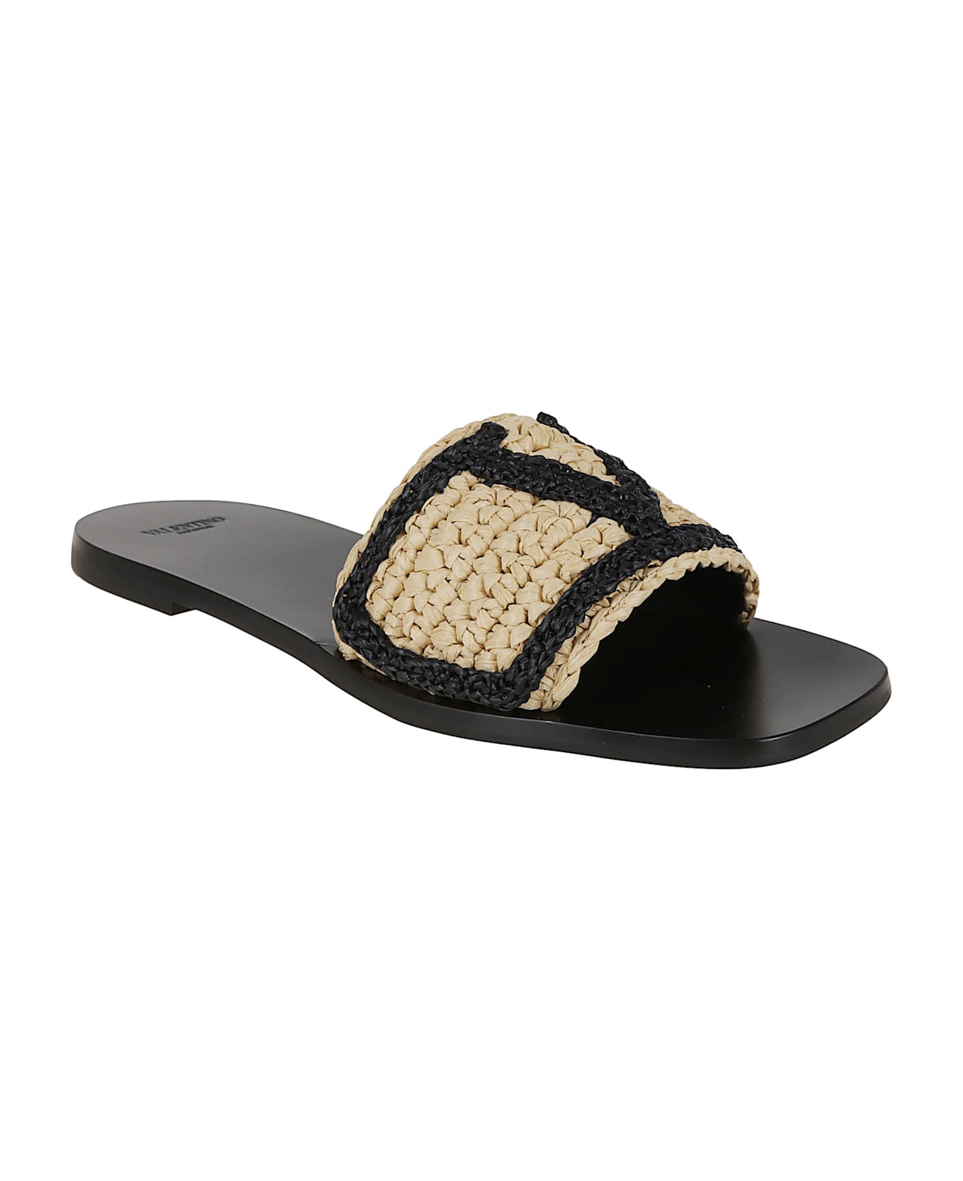 Valentino Garavani Slide Vg Viva Superstar T. 05 - Naturale Nero