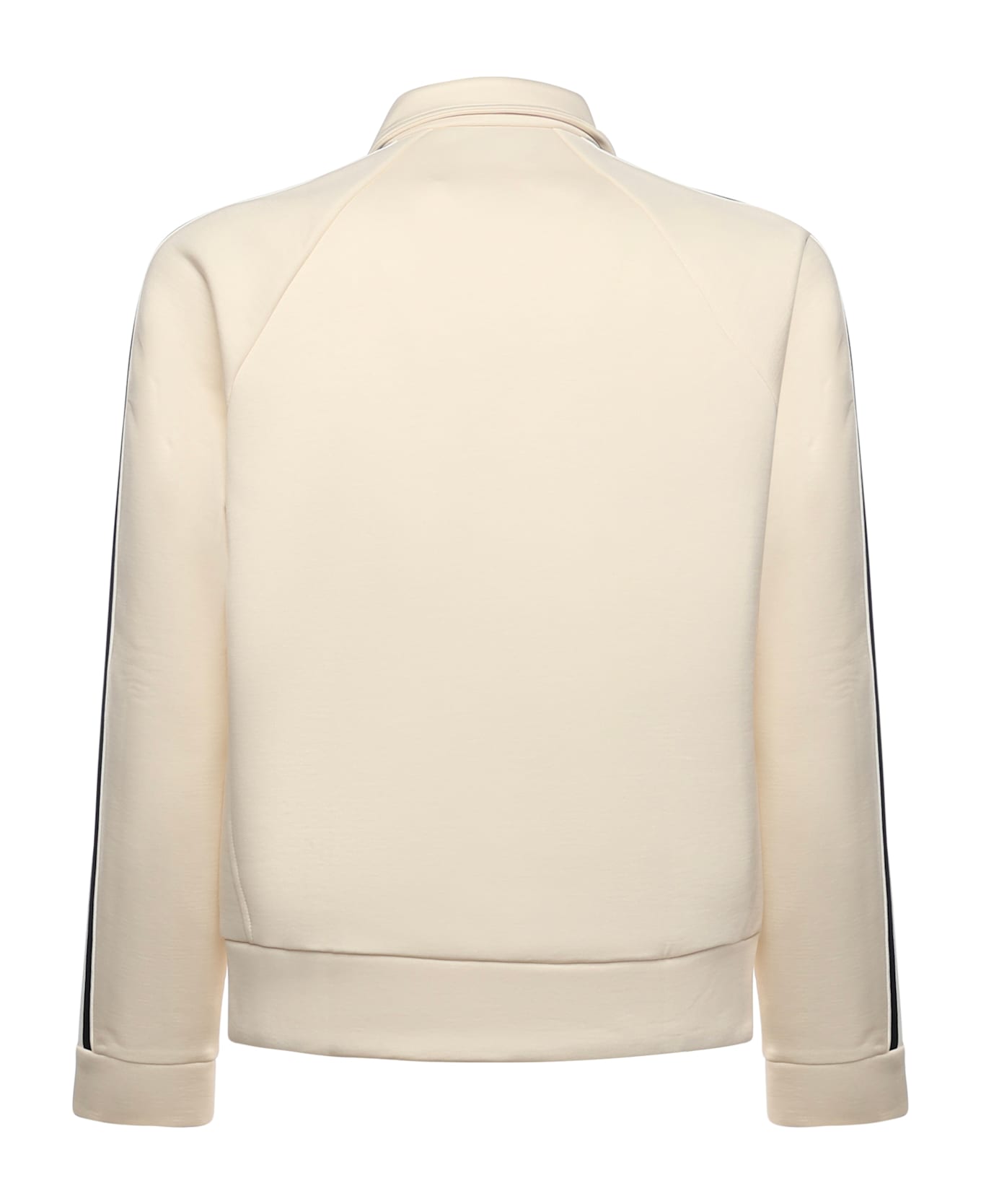 Lacoste Zip-up Sweatshirt With Logo - White