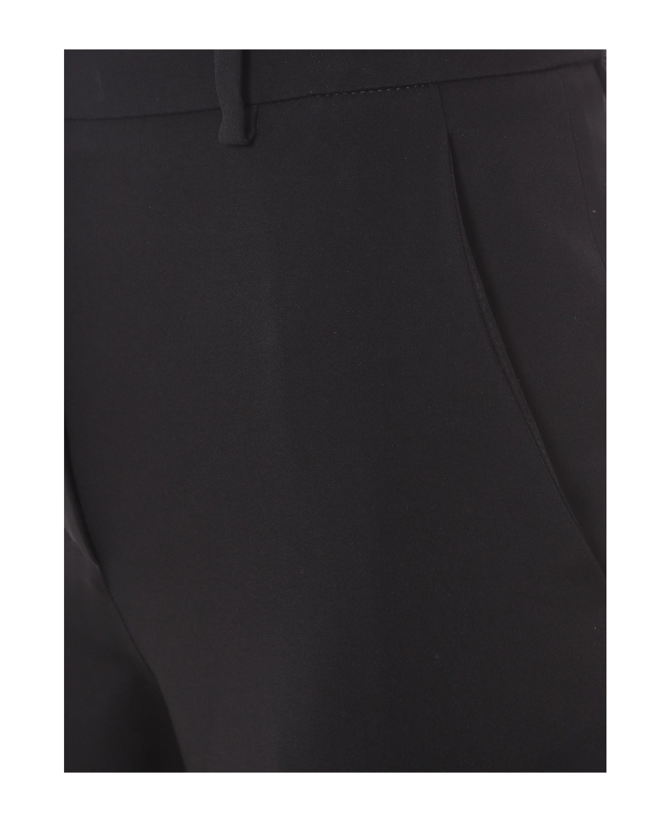 Giorgio Armani Long-length Concealed Trousers - Black ボトムス