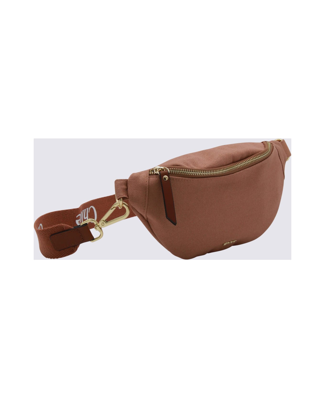 Chloé Brown Cotton Belt Bag - Brown