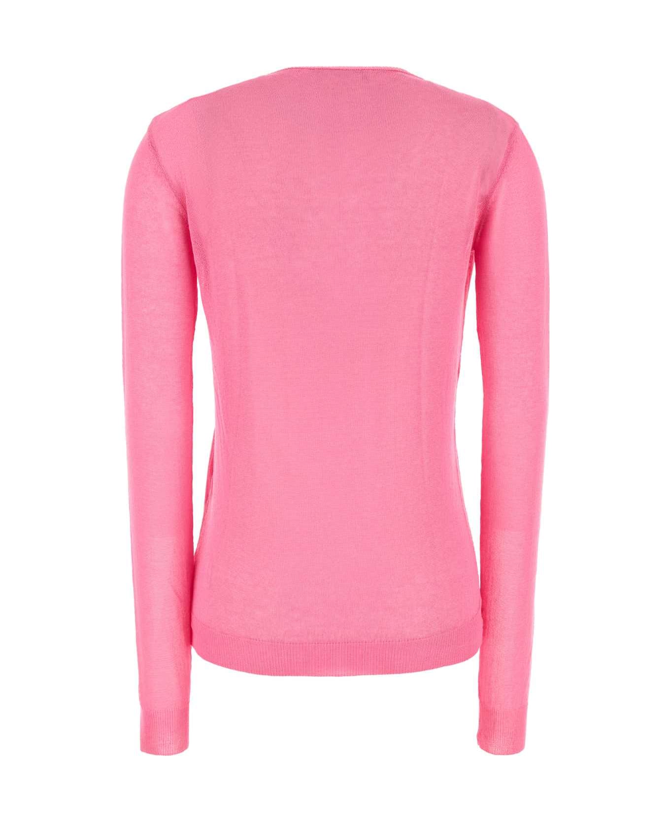 Gimaguas Fluo Pink Viscose Blend Jason Sweater - PINK