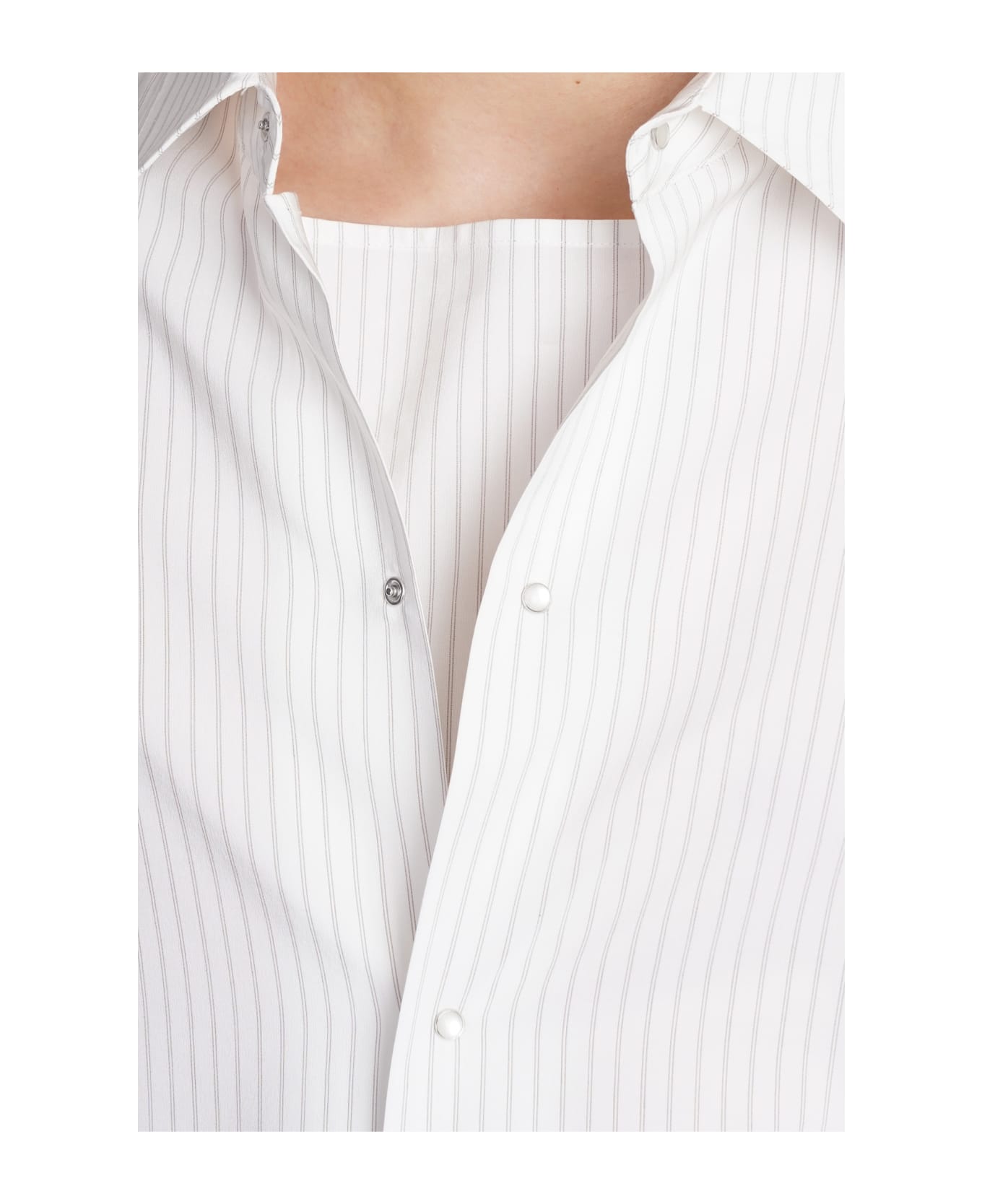 Lanvin Shirt In White Silk - white シャツ