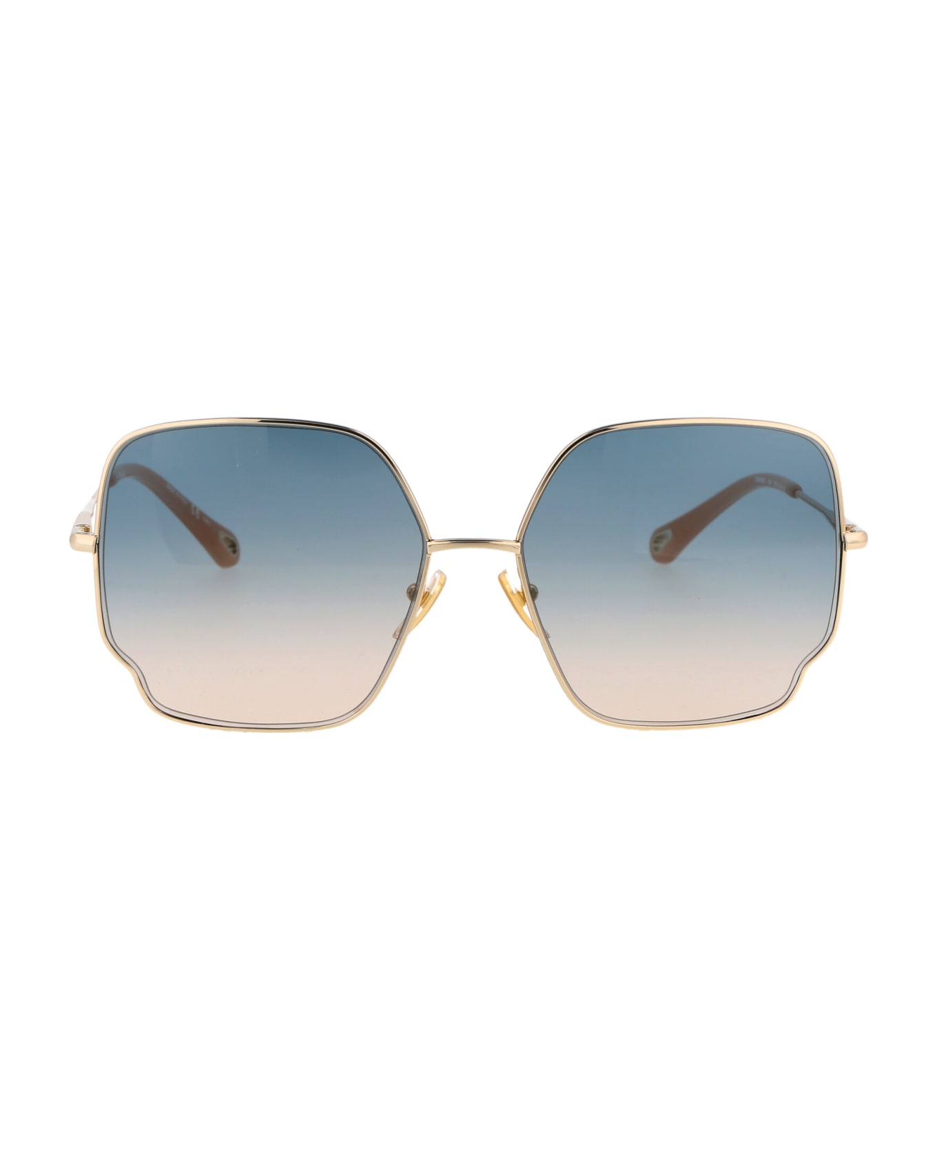 Chloé Eyewear Ch0092s Sunglasses - 003 GOLD GOLD GREEN サングラス