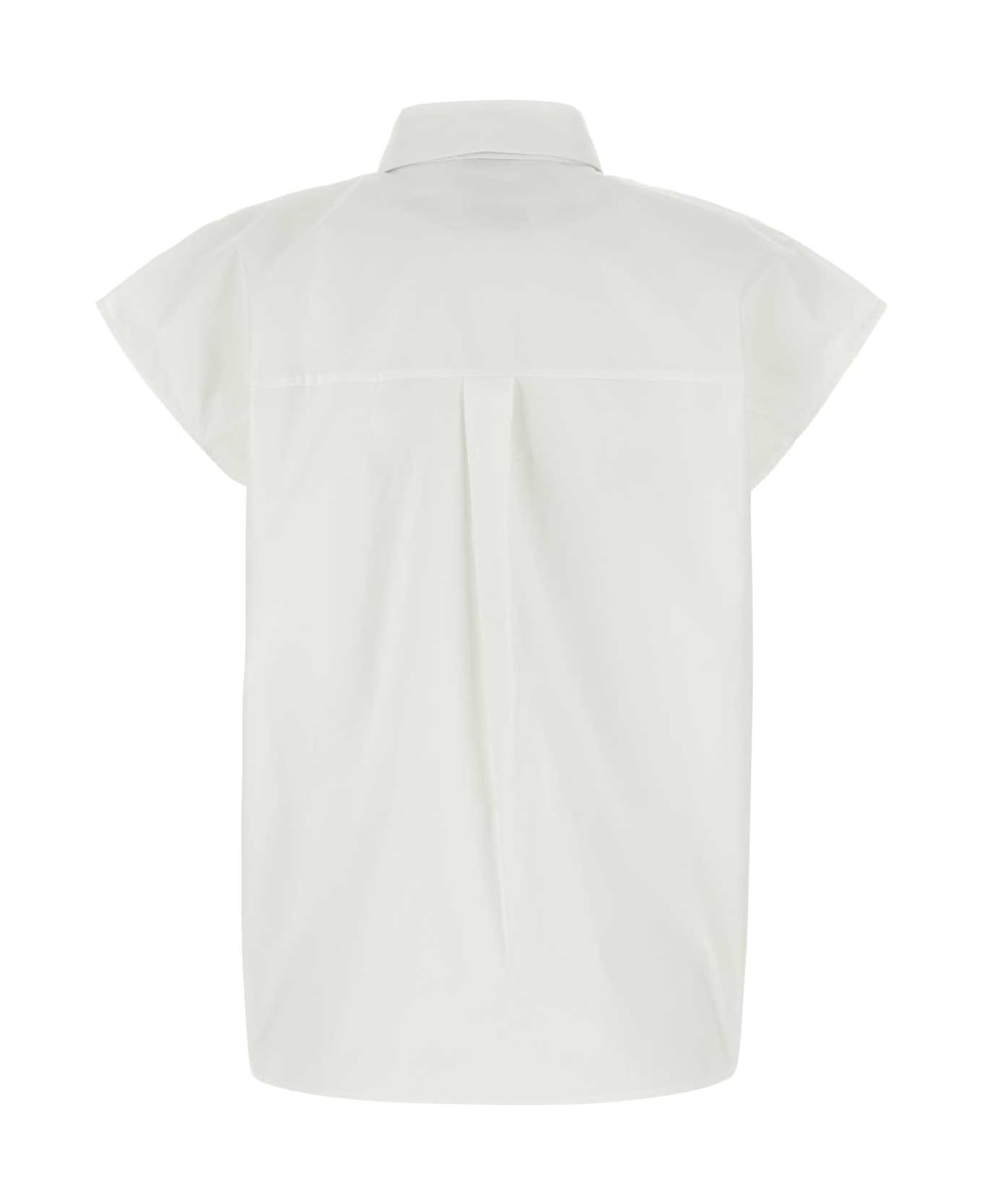 Woolrich White Poplin Shirt - 8041