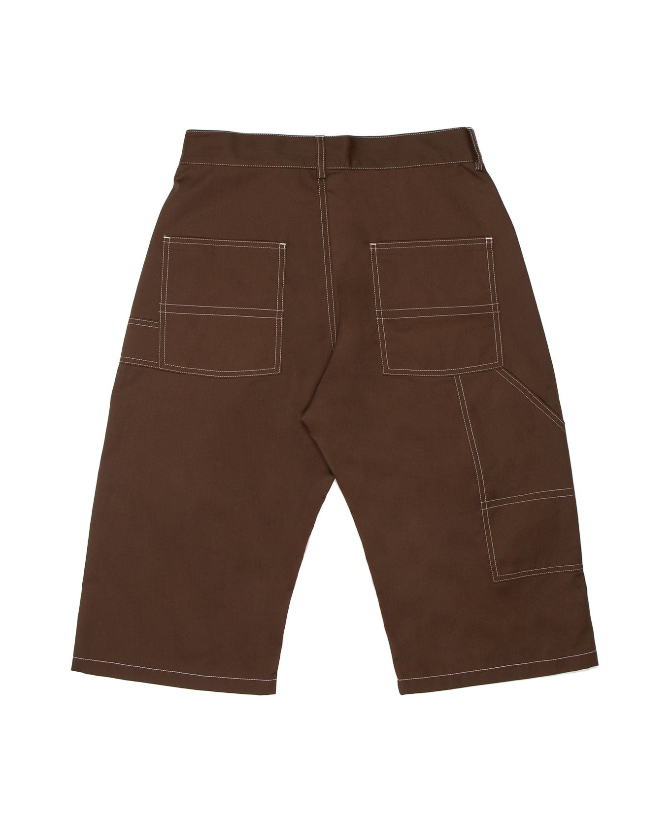 PACCBET Work Short Pants - BROWN ショートパンツ