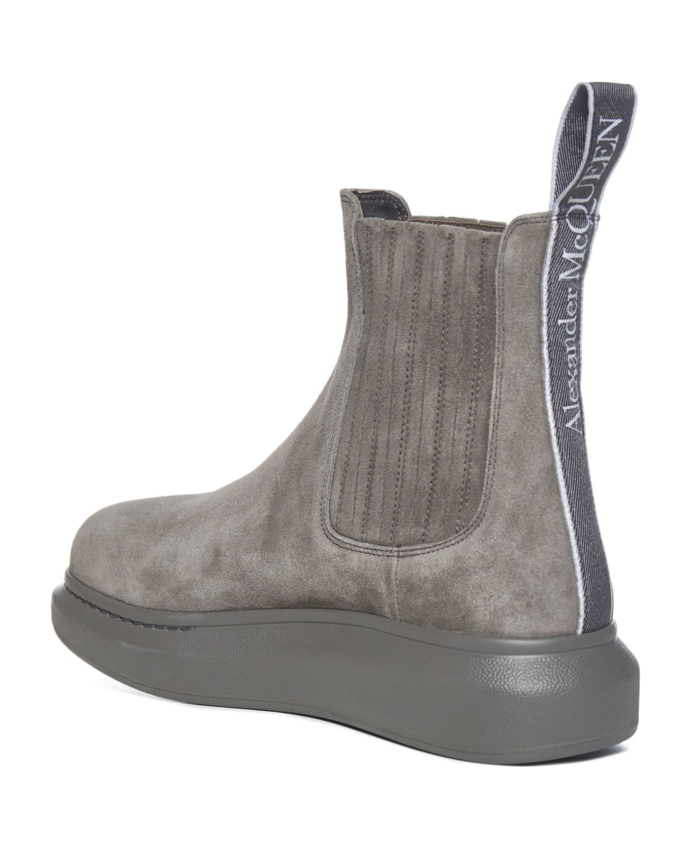 Alexander McQueen Boots - Lead black silver