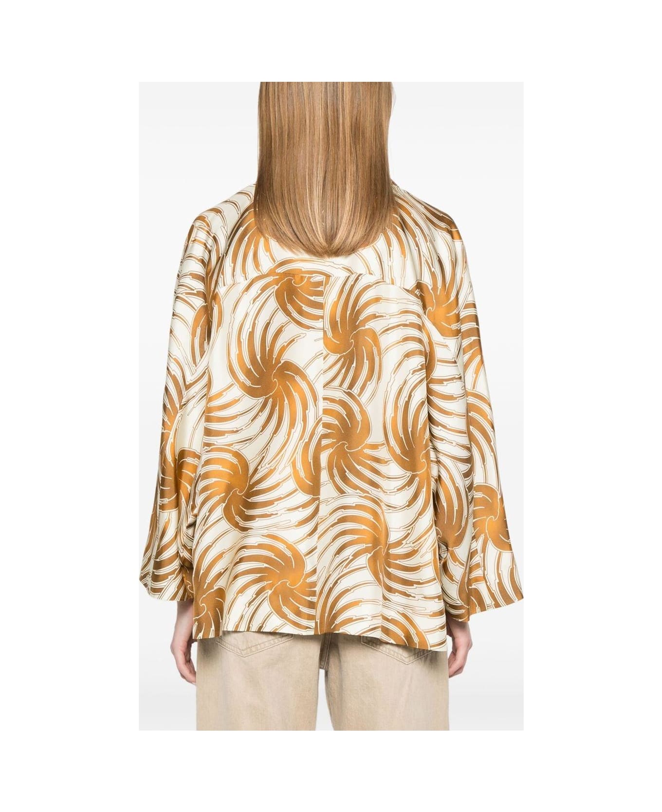 Alberto Biani Patterned Jacket - Beige