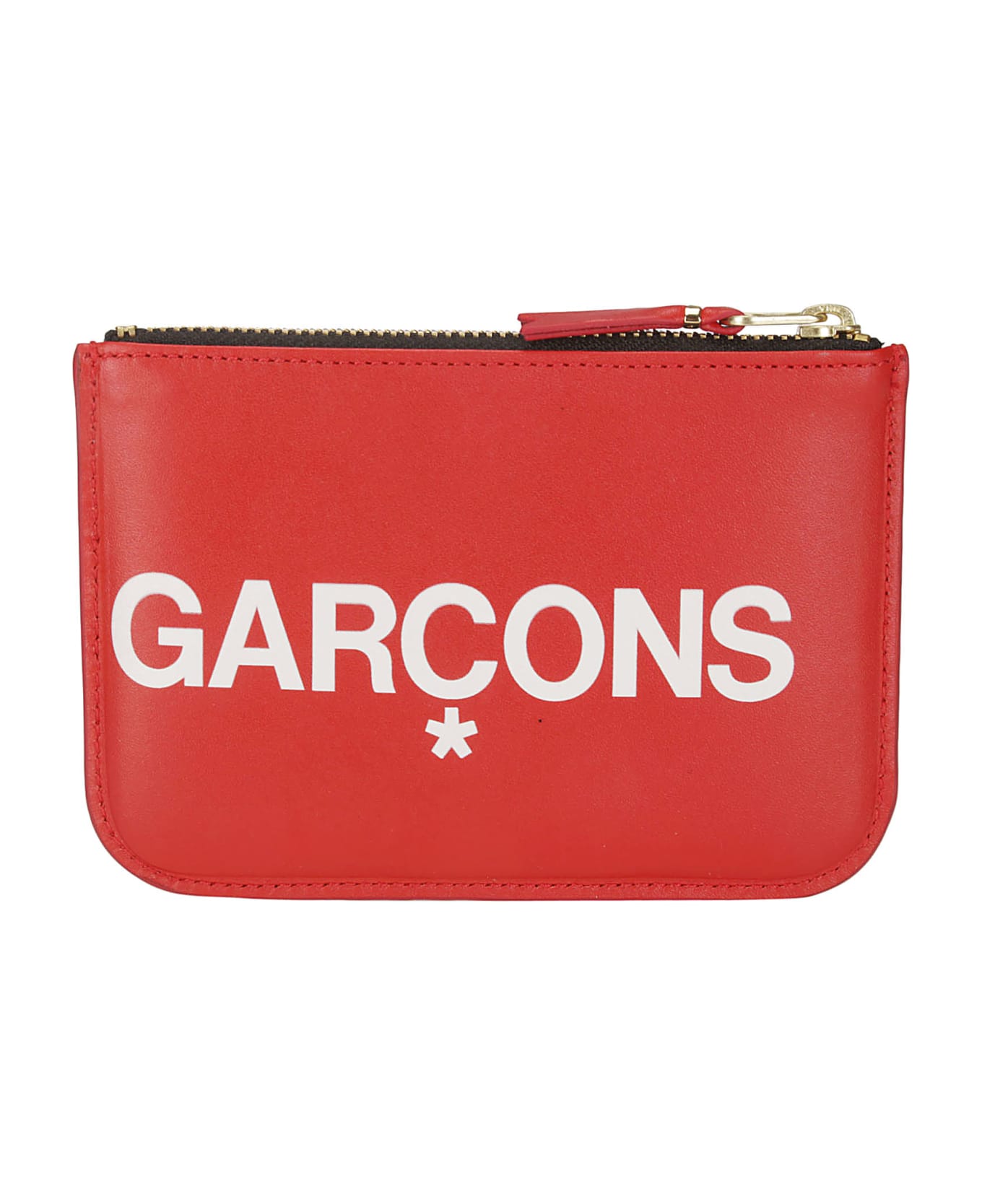 Comme des Garçons Wallet Huge Logo - RED 財布