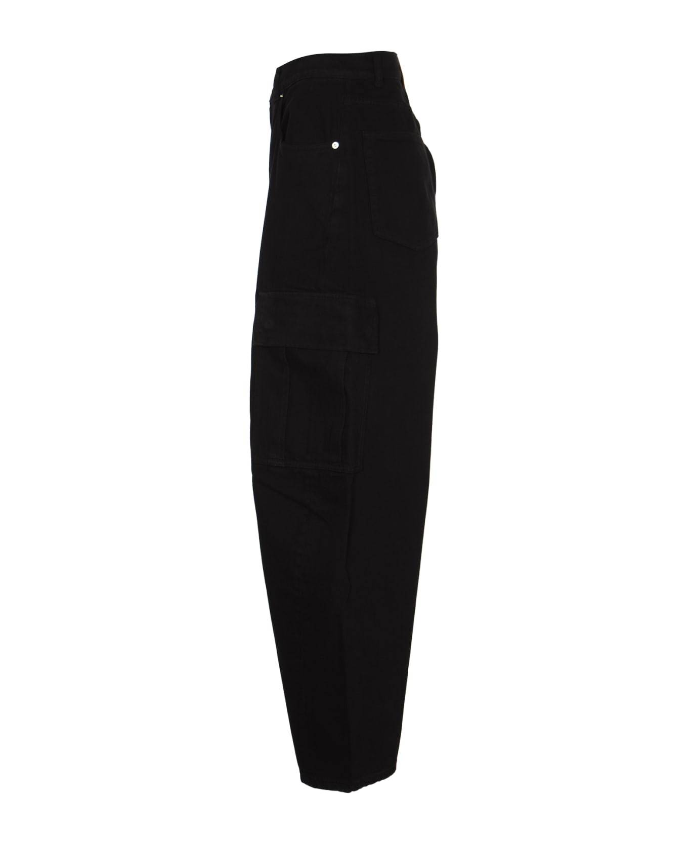 Alexander Wang Oversized Rounded Jeans - Washed Black ボトムス