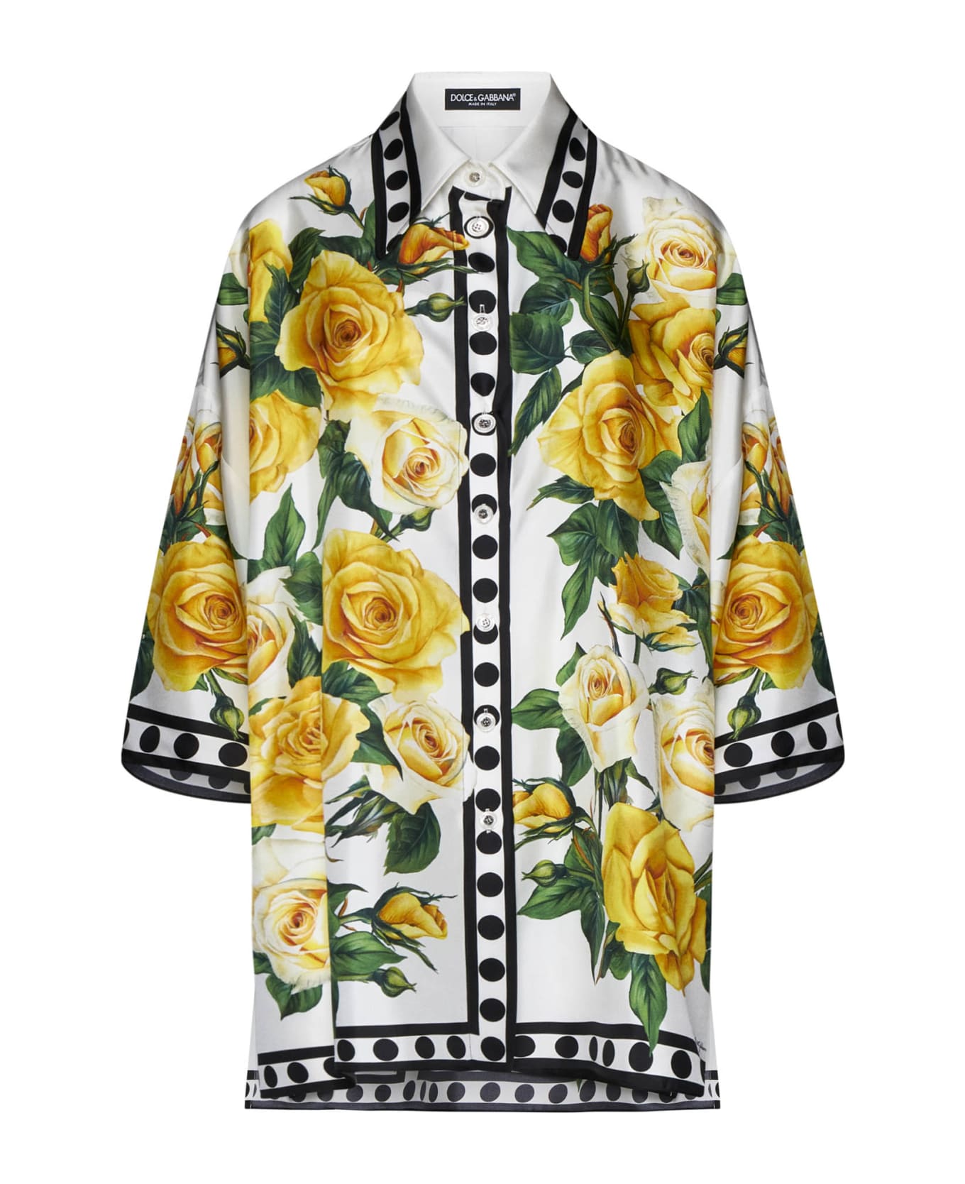 Dolce & Gabbana Shirt - Rose gialle fdo bco