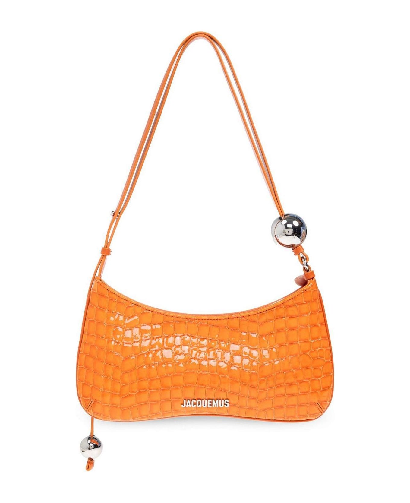 Jacquemus Embossed Shoulder Bag - Orange