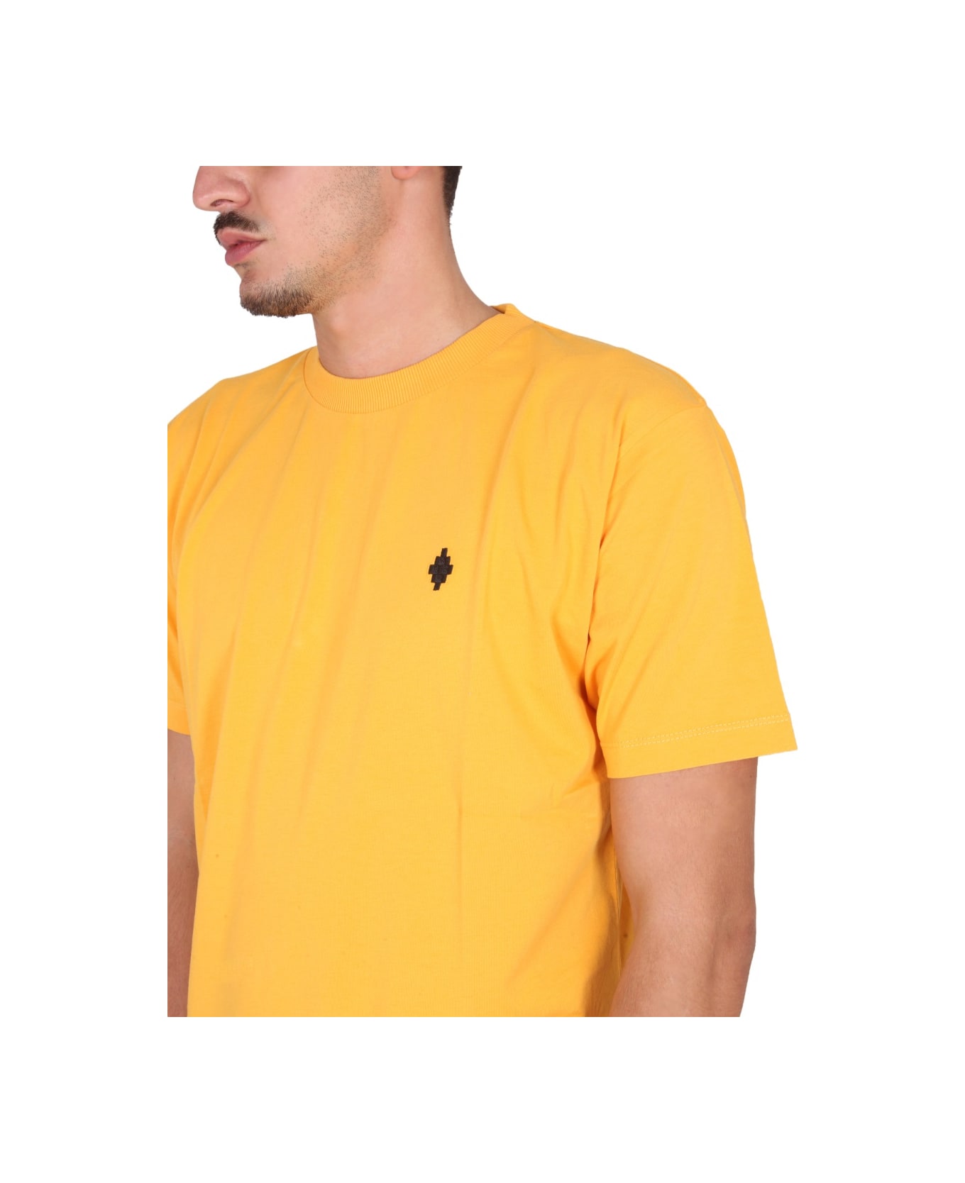 Marcelo Burlon Crewneck T-shirt - YELLOW シャツ