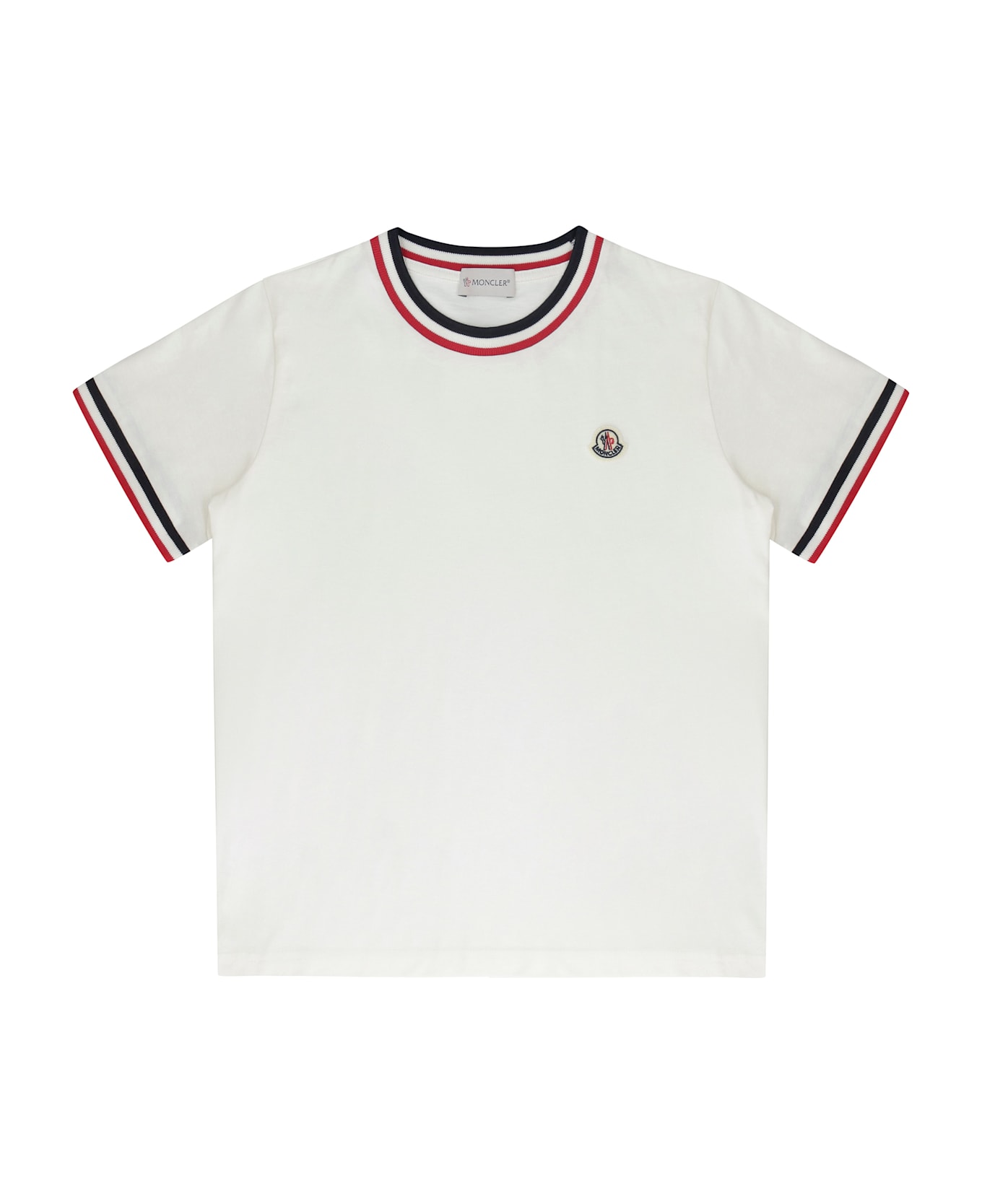 Moncler Cotton Crew-neck T-shirt - White