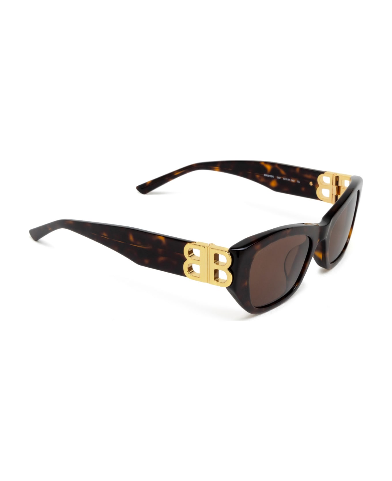 Balenciaga Eyewear Rectangular Frame Sunglasses Sunglasses - Tortoise