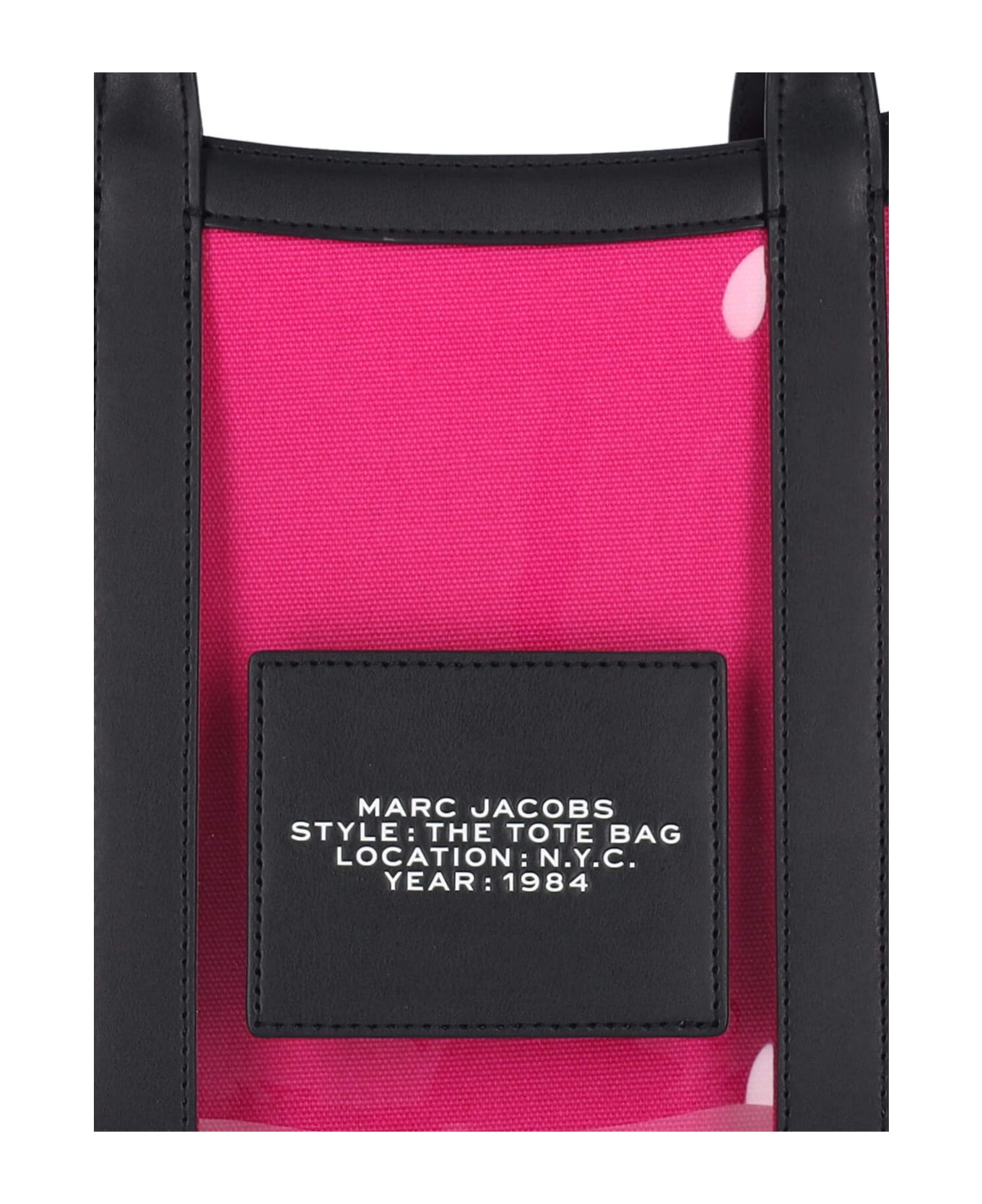 Marc Jacobs Transparent Medium Tote Bag - Black  